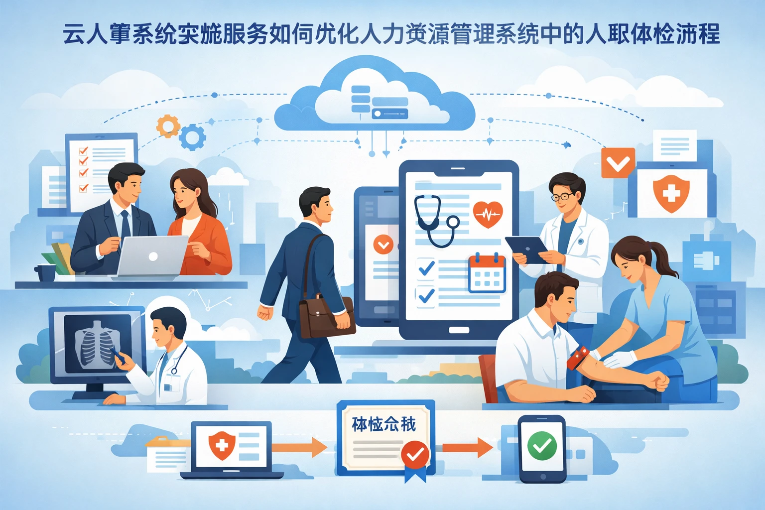 云人事系统实施服务如何优化人力资源管理系统中的入职体检流程