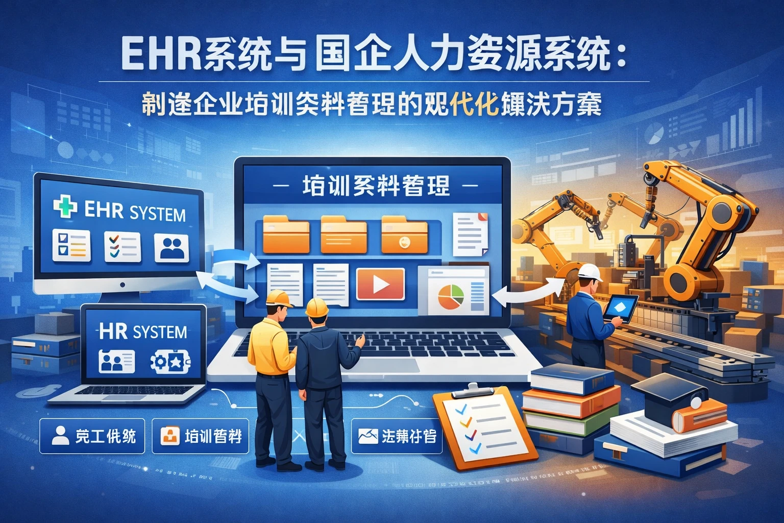EHR系统与国企人力资源系统:制造企业培训资料管理的现代化解决方案