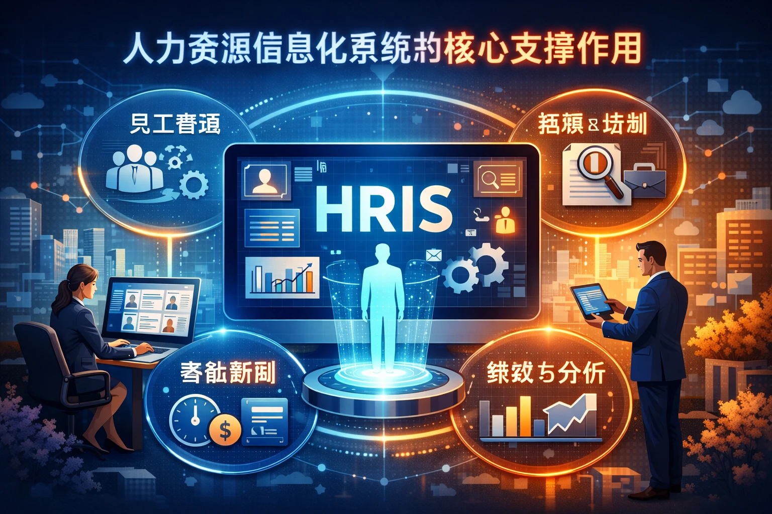 人力资源信息化系统的核心支撑作用