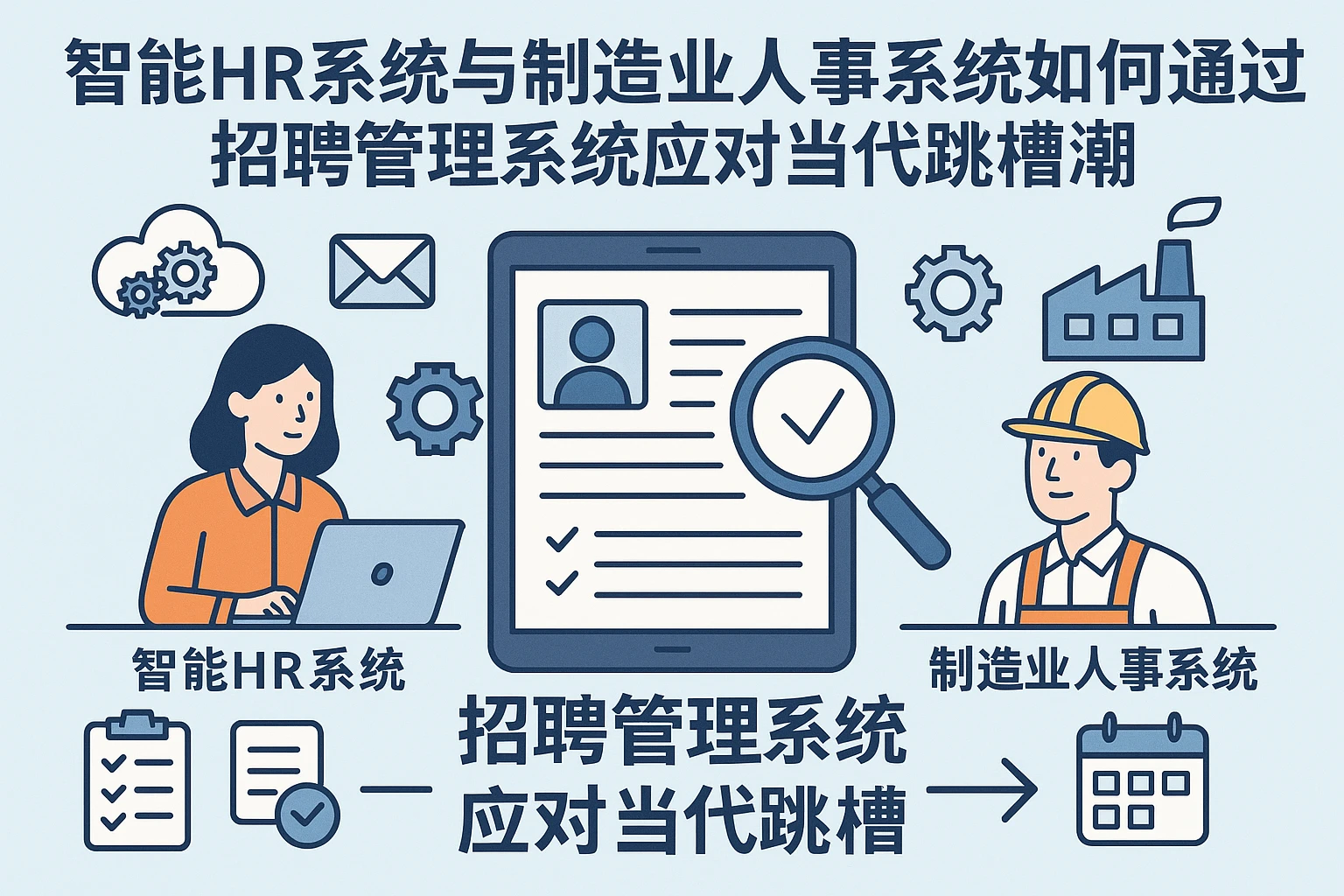 智能HR系统与制造业人事系统如何通过招聘管理系统应对当代跳槽潮