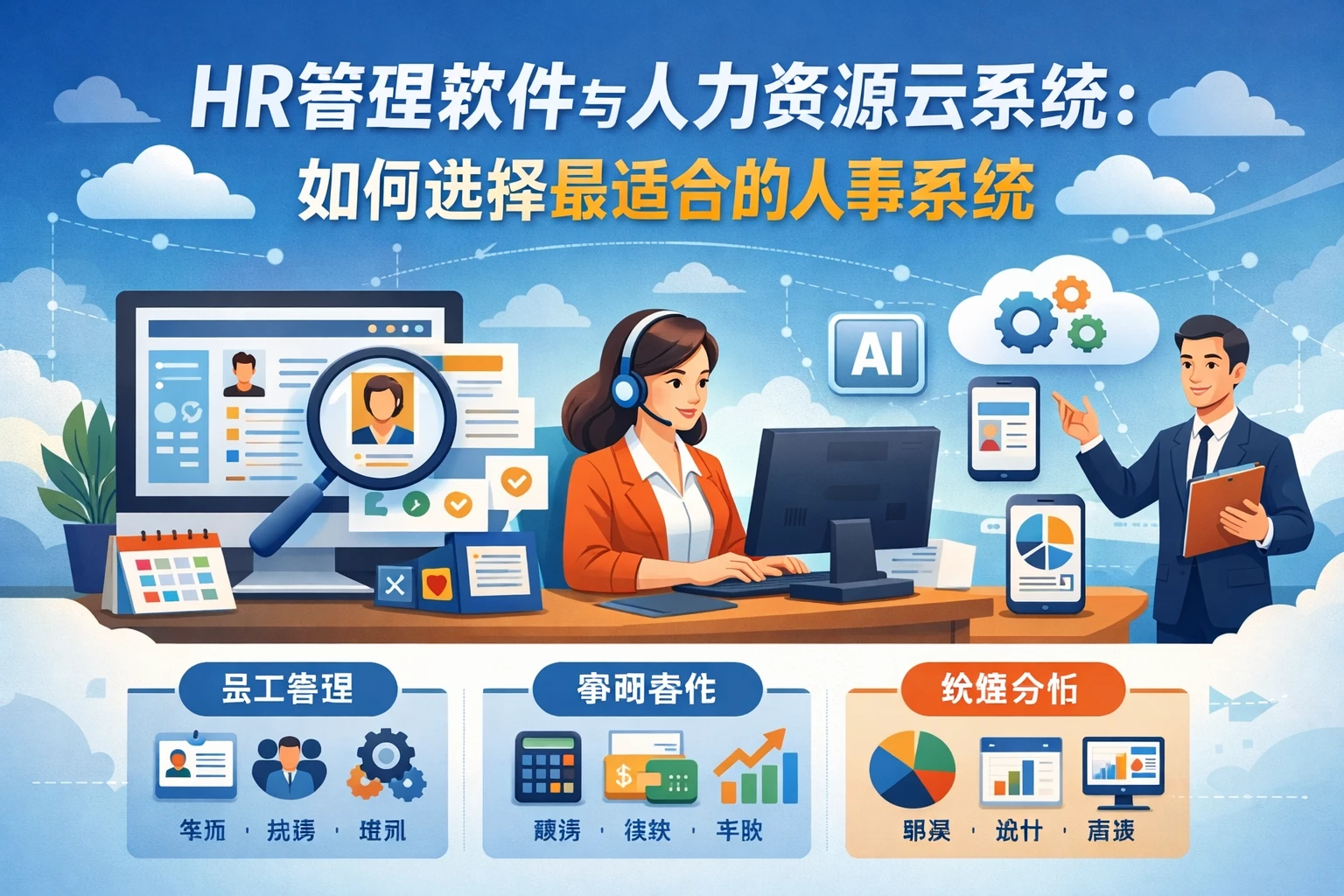 HR管理软件与人力资源云系统：如何选择最适合的人事系统