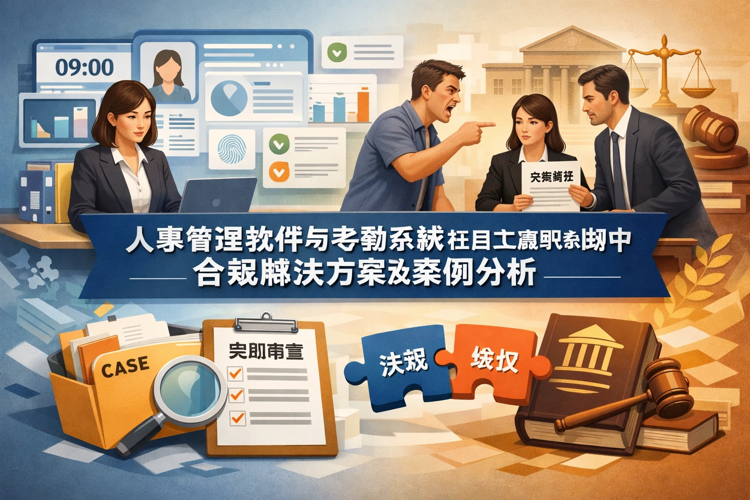 人事管理软件与考勤系统在员工离职纠纷中的合规解决方案及案例分析