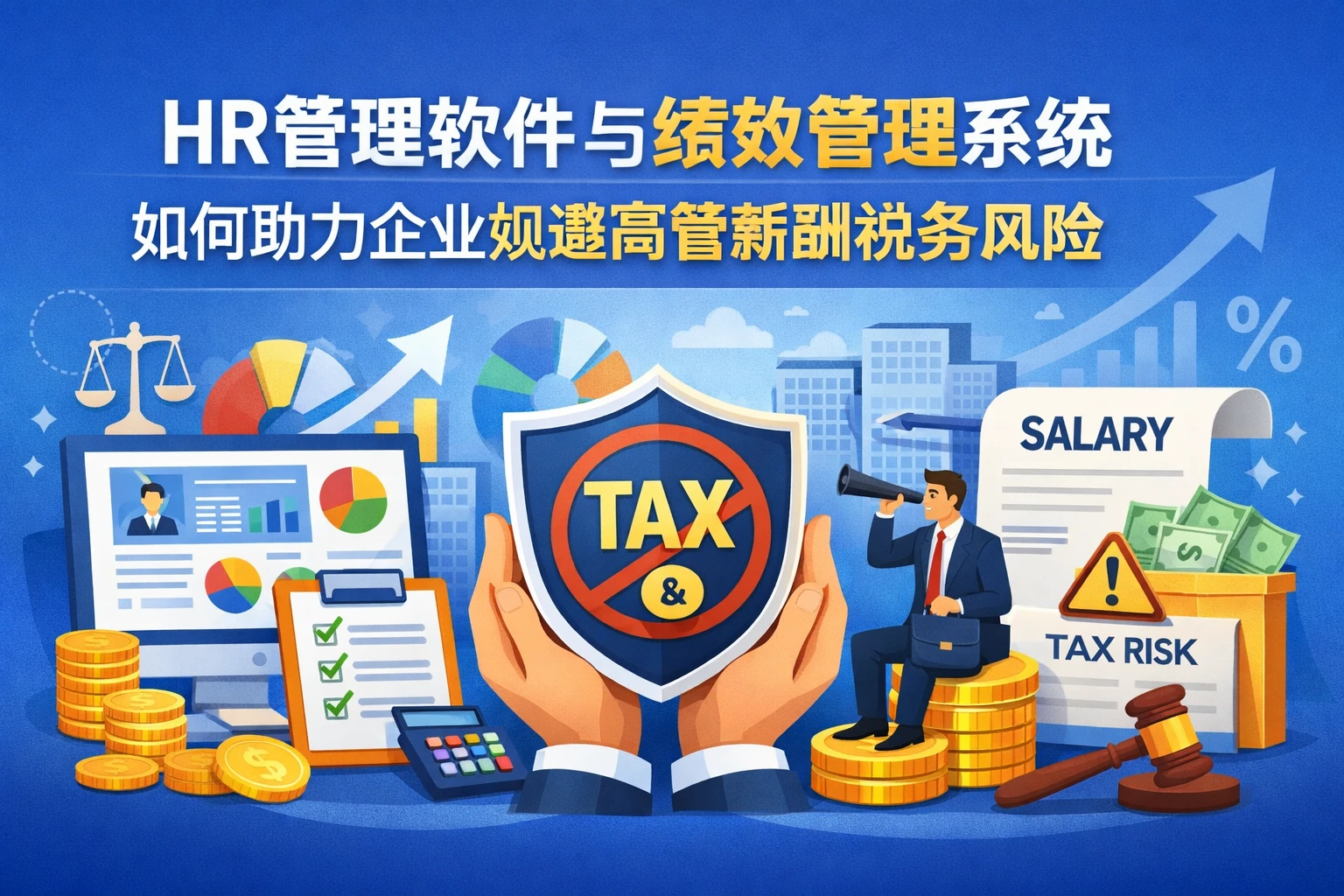 HR管理软件与绩效管理系统如何助力企业规避高管薪酬税务风险