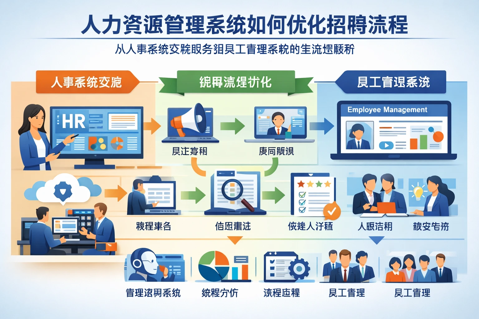 人力资源管理系统如何优化招聘流程:从人事系统实施服务到员工管理系统的全流程解析