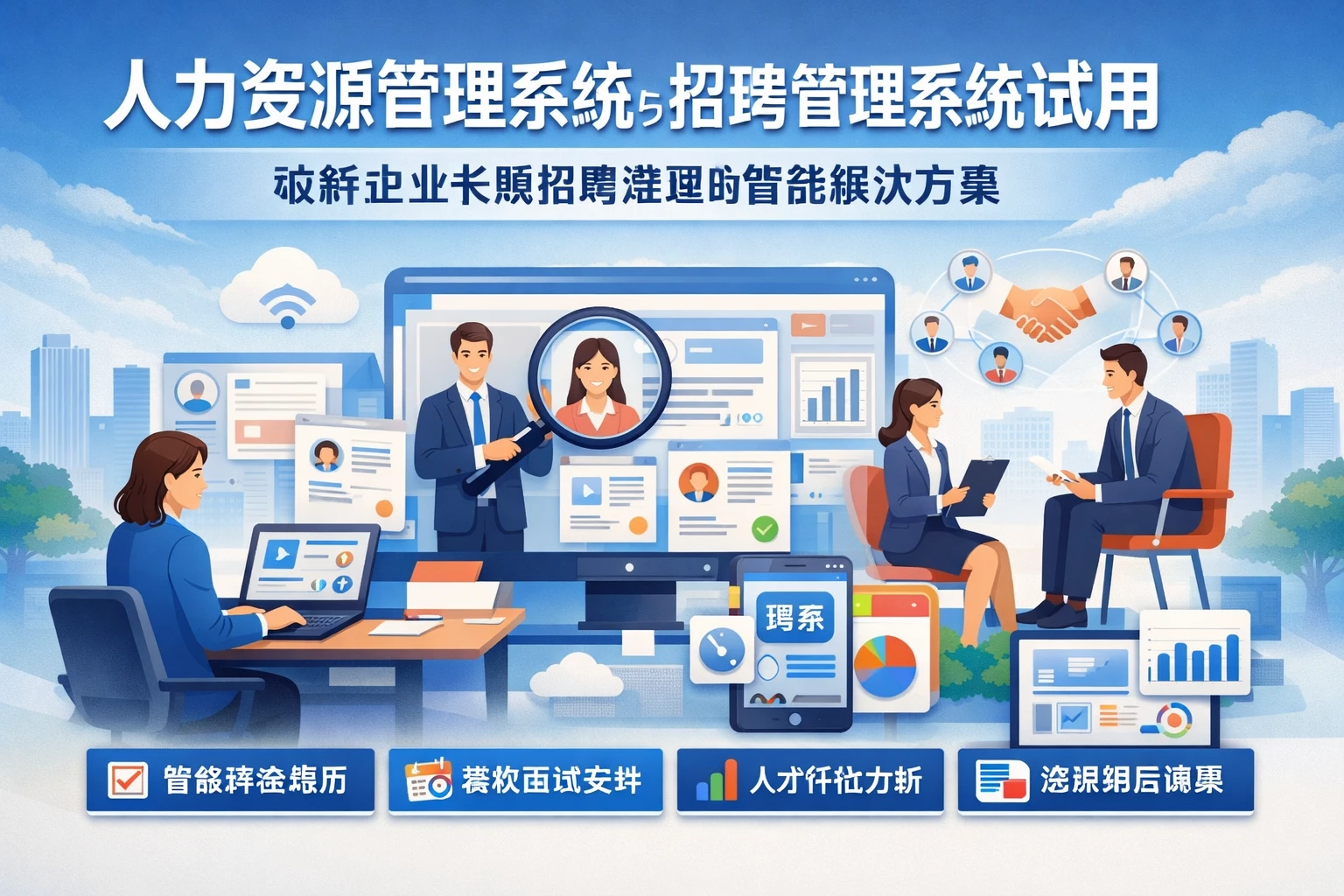 人力资源管理系统与招聘管理系统试用：破解企业长期招聘难题的智能解决方案