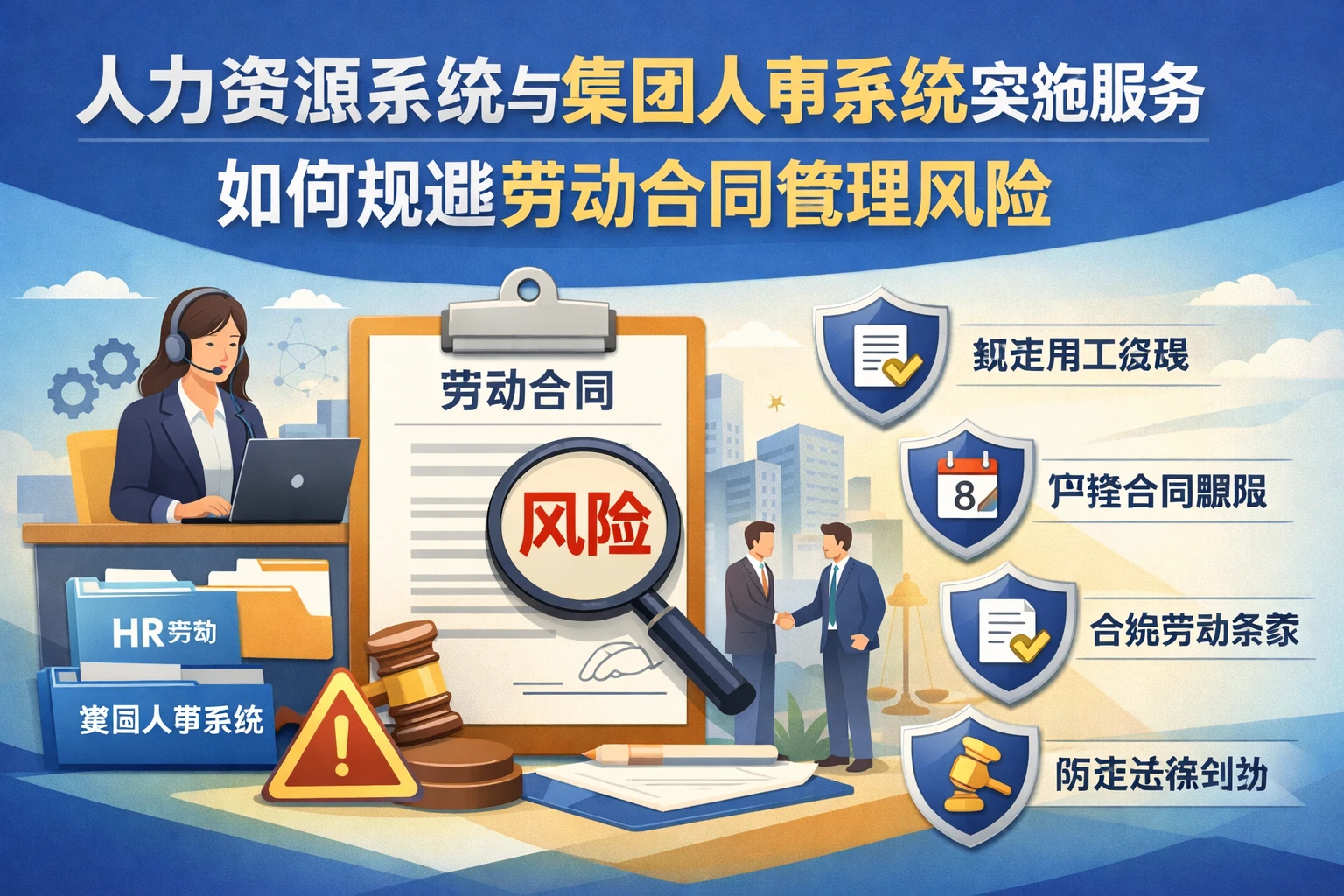 人力资源系统与集团人事系统实施服务如何规避劳动合同管理风险
