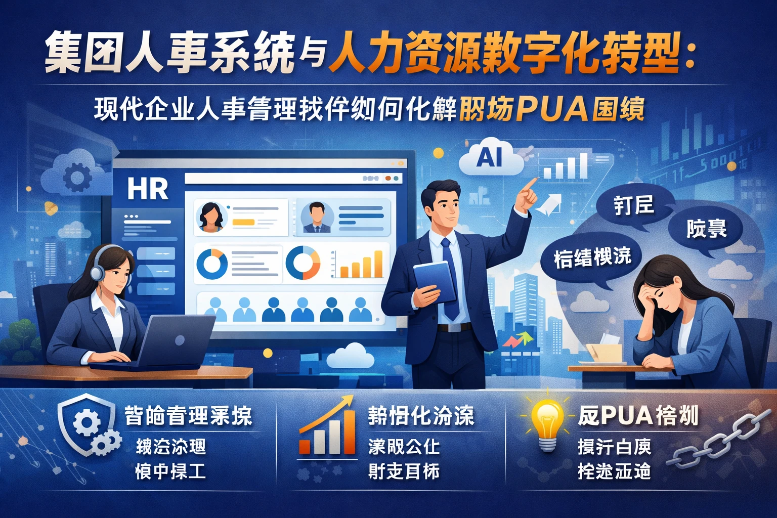 集团人事系统与人力资源数字化转型：现代企业人事管理软件如何化解职场PUA困境