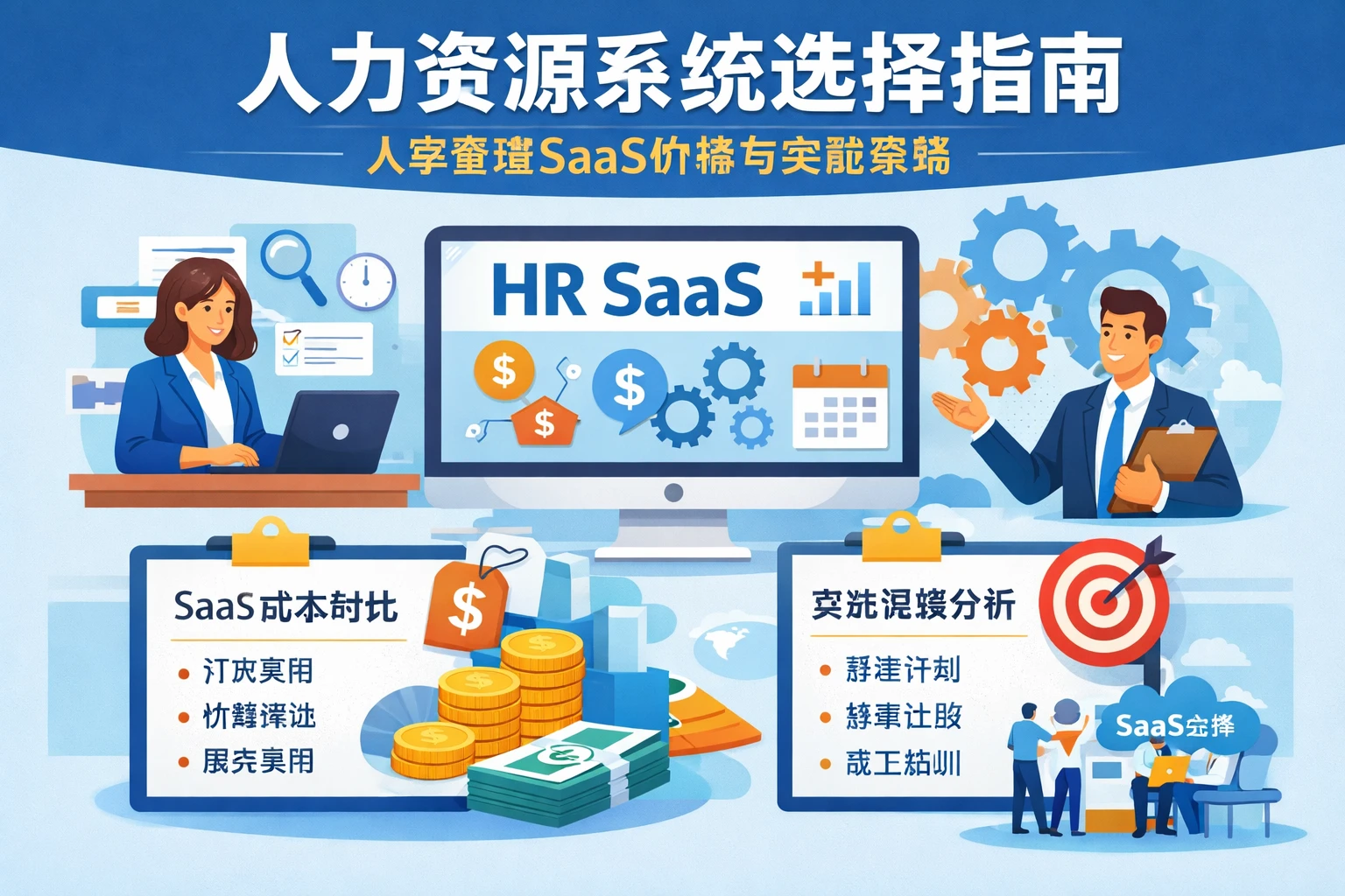 人力资源系统选择指南：人事管理SaaS价格与实施策略