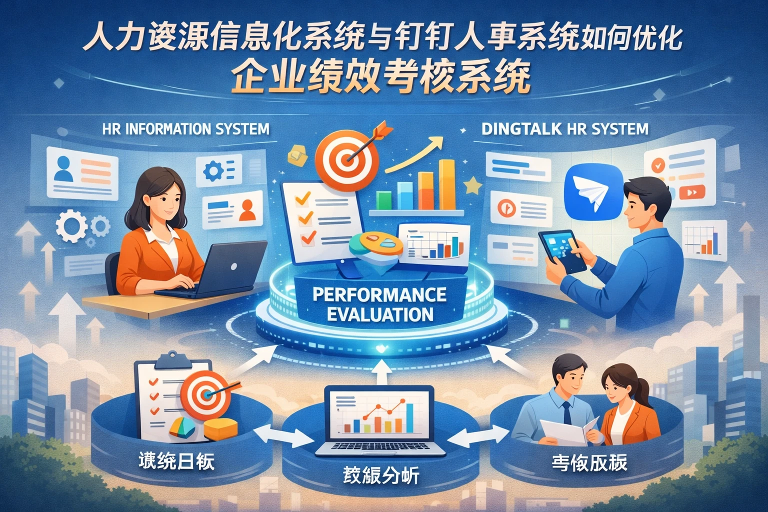 人力资源信息化系统与钉钉人事系统如何优化企业绩效考核系统