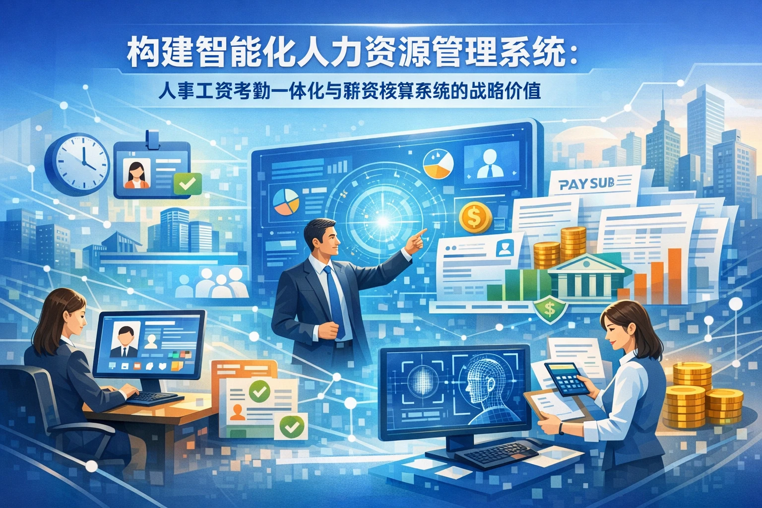 构建智能化人力资源管理系统：人事工资考勤一体化与薪资核算系统的战略价值