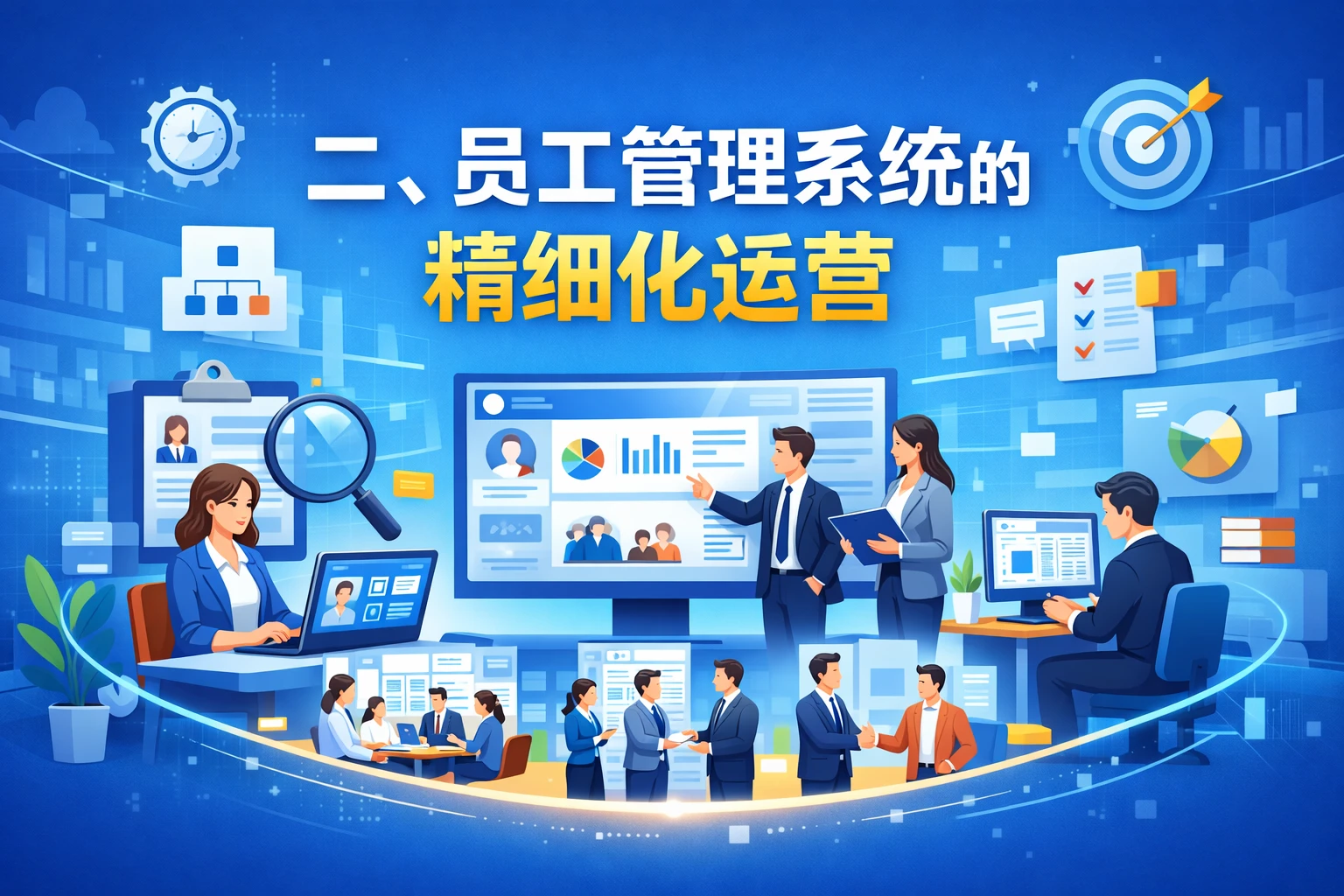 二、员工管理系统的精细化运营