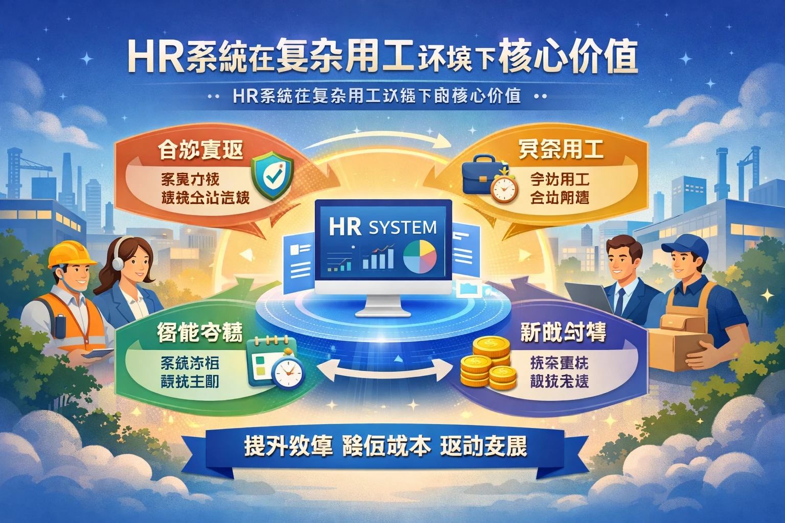 HR系统在复杂用工环境下的核心价值