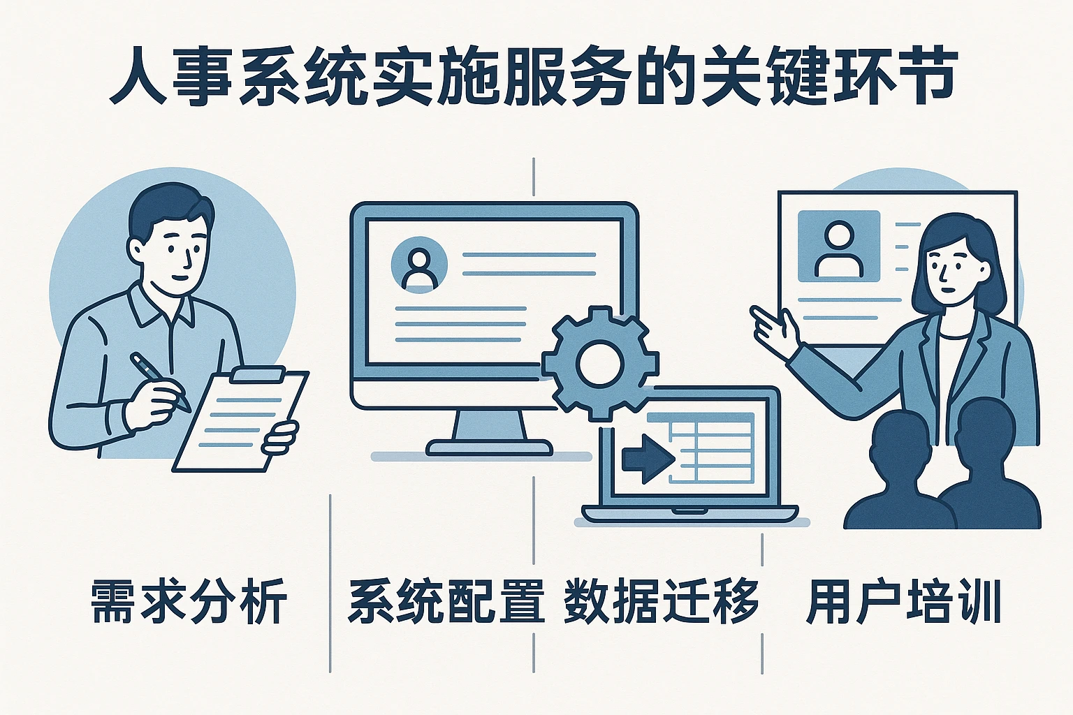 人事系统实施服务的关键环节