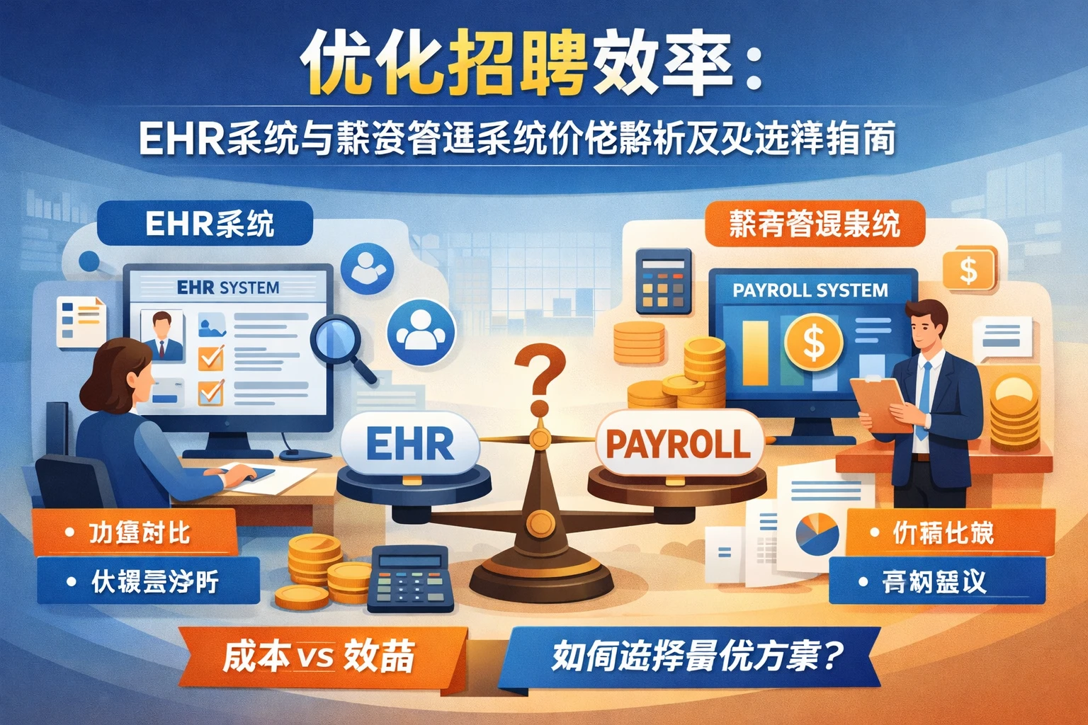 优化招聘效率：EHR系统与薪资管理系统价格解析及选择指南