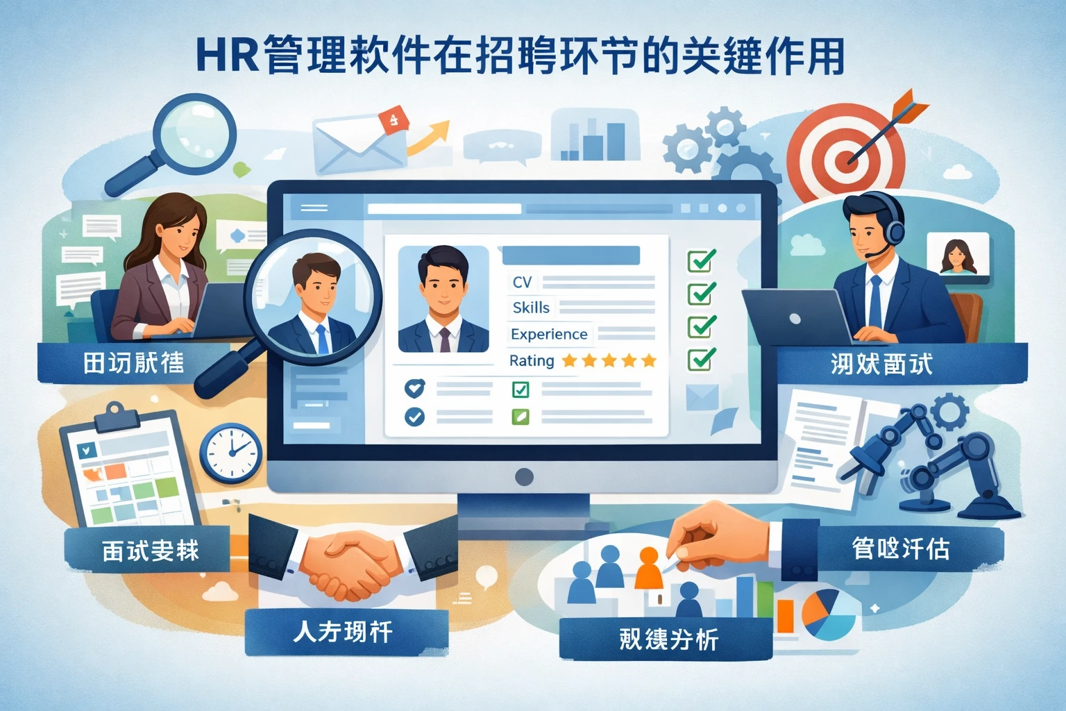 HR管理软件在招聘环节的关键作用