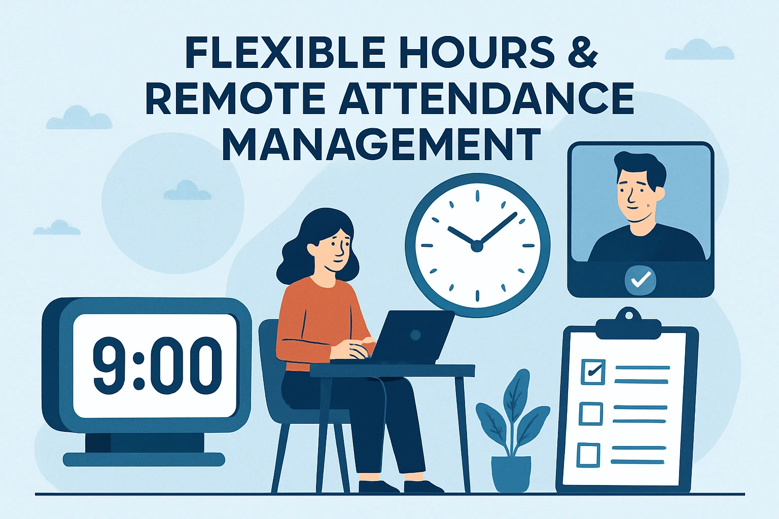 弹性工时与远程考勤管理