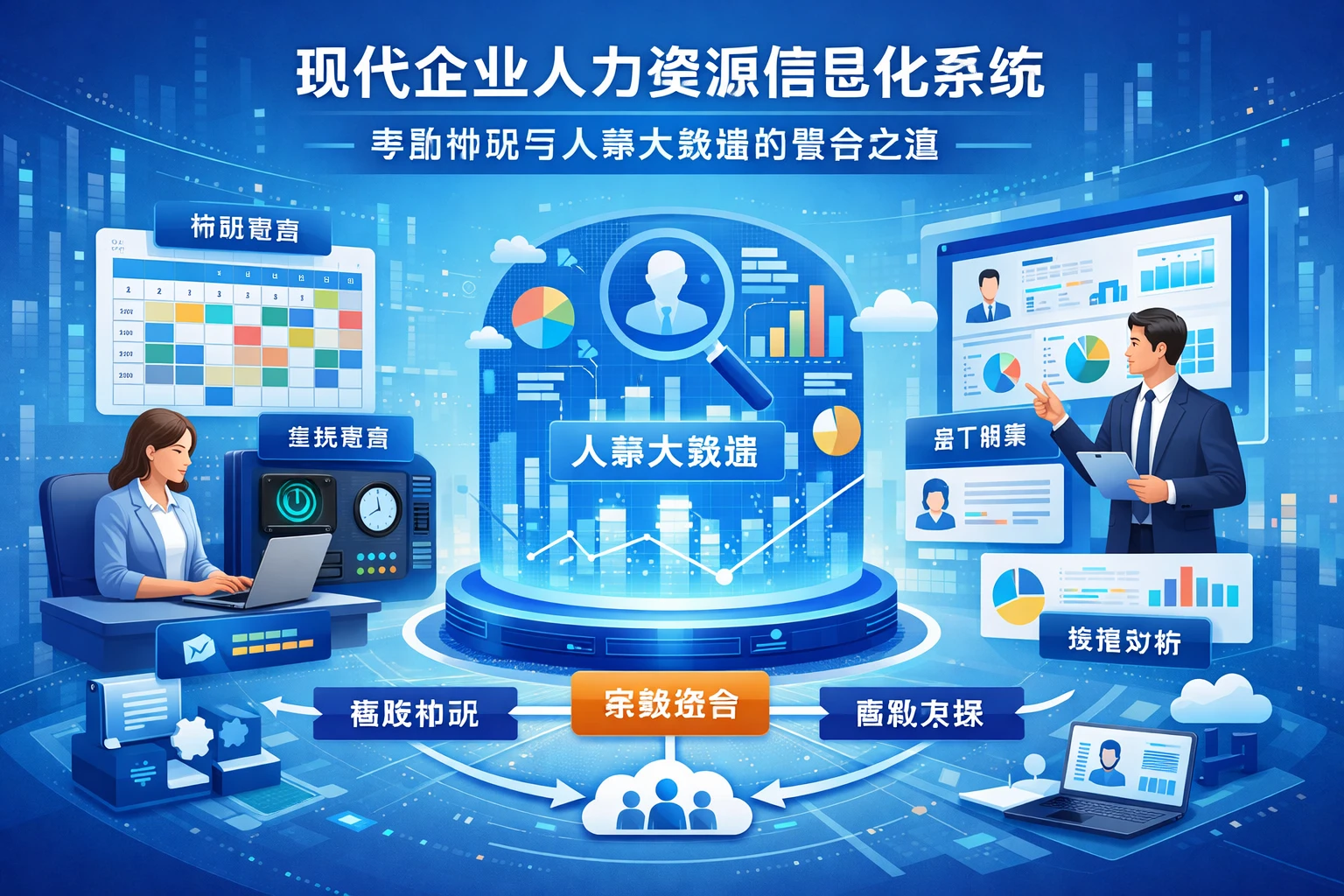 现代企业人力资源信息化系统：考勤排班与人事大数据的整合之道