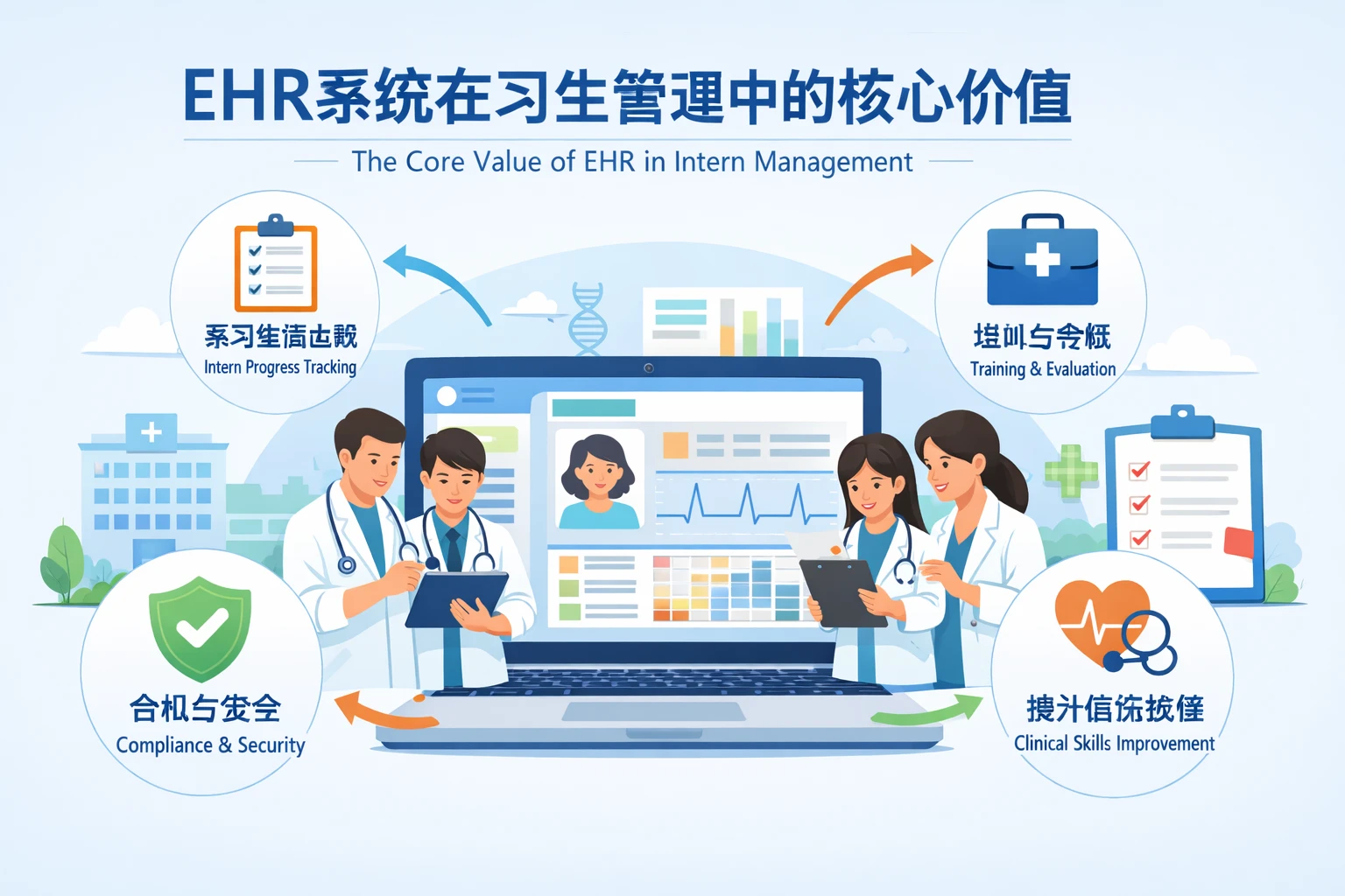 EHR系统在实习生管理中的核心价值