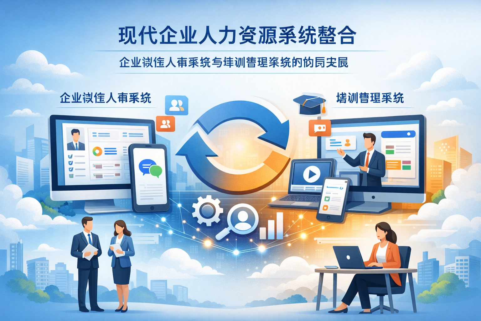 现代企业人力资源系统整合:企业微信人事系统与培训管理系统的协同发展