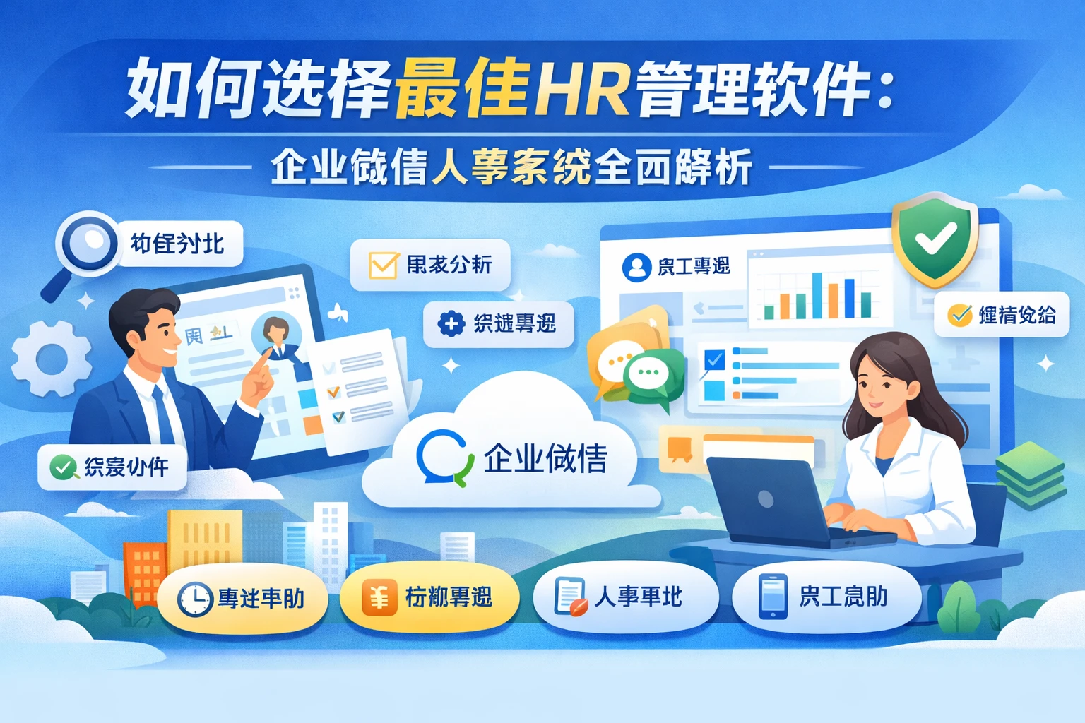 如何选择最佳HR管理软件：企业微信人事系统全面解析