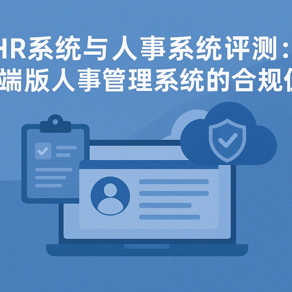 ehr系统与人事系统评测：云端版人事管理系统的合规优势