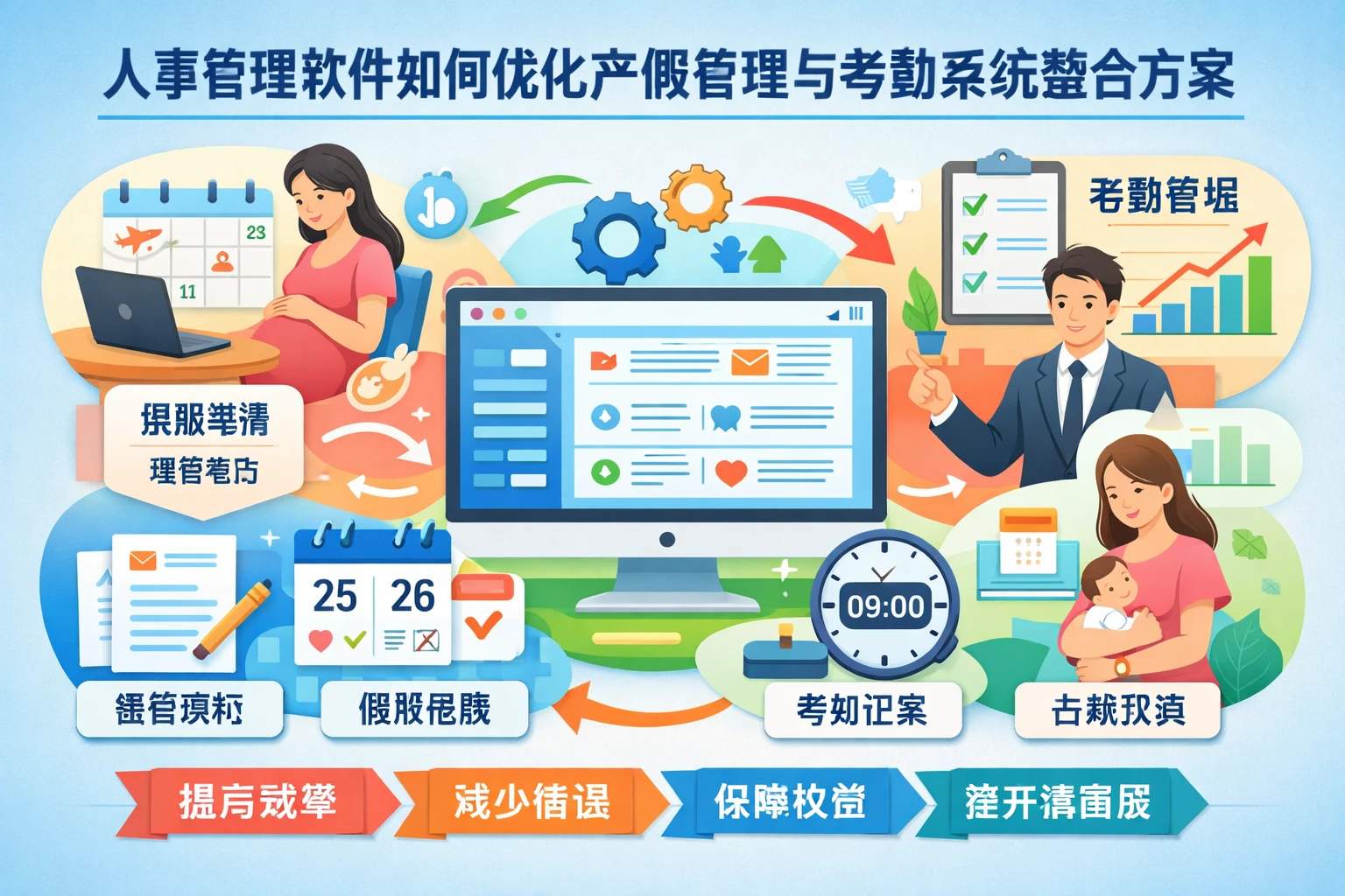 人事管理软件如何优化产假管理与考勤系统整合方案
