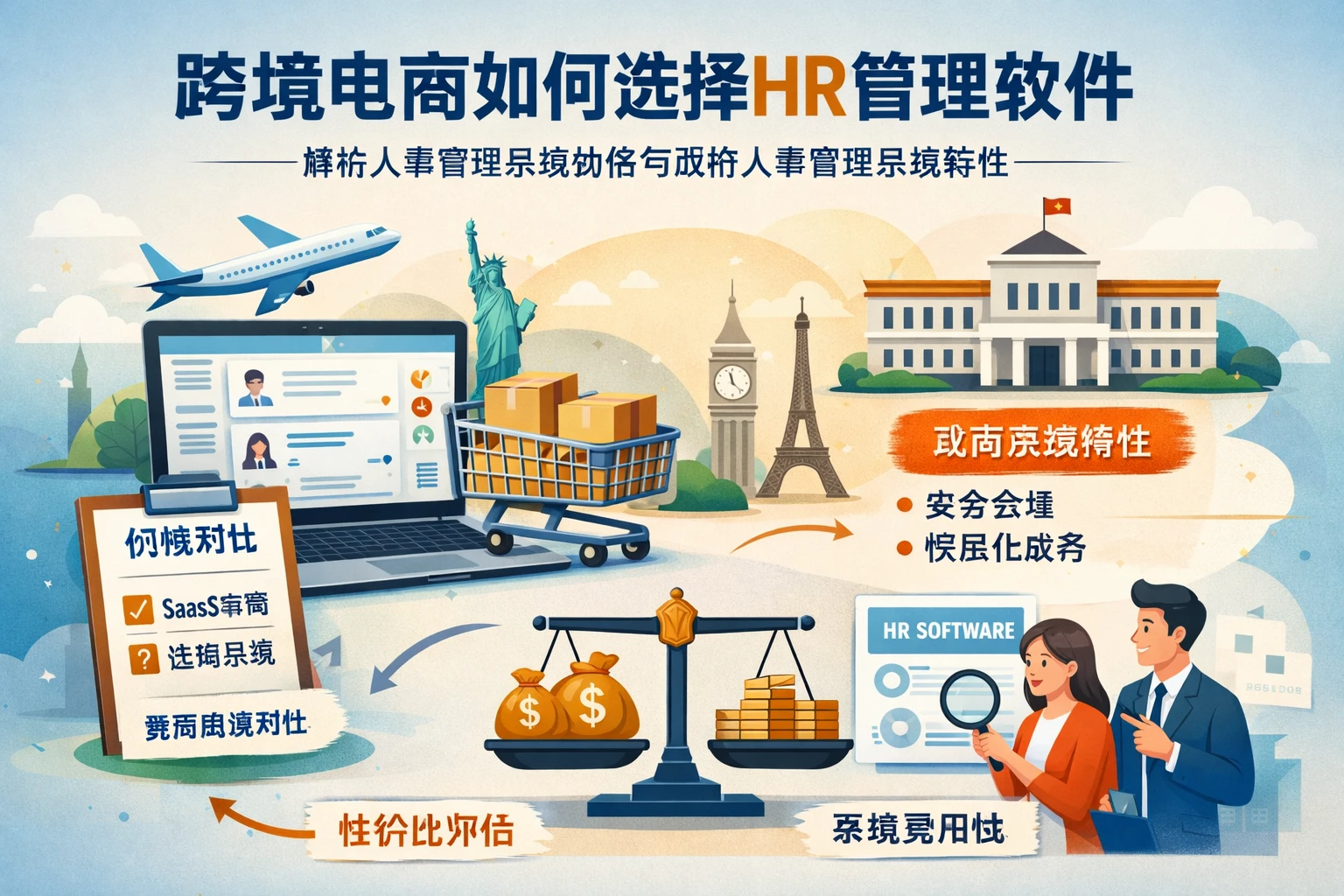 跨境电商如何选择HR管理软件——解析人事管理系统价格与政府人事管理系统特性