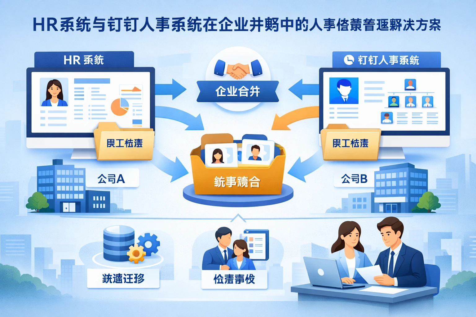 HR系统与钉钉人事系统在企业并购中的人事档案管理解决方案