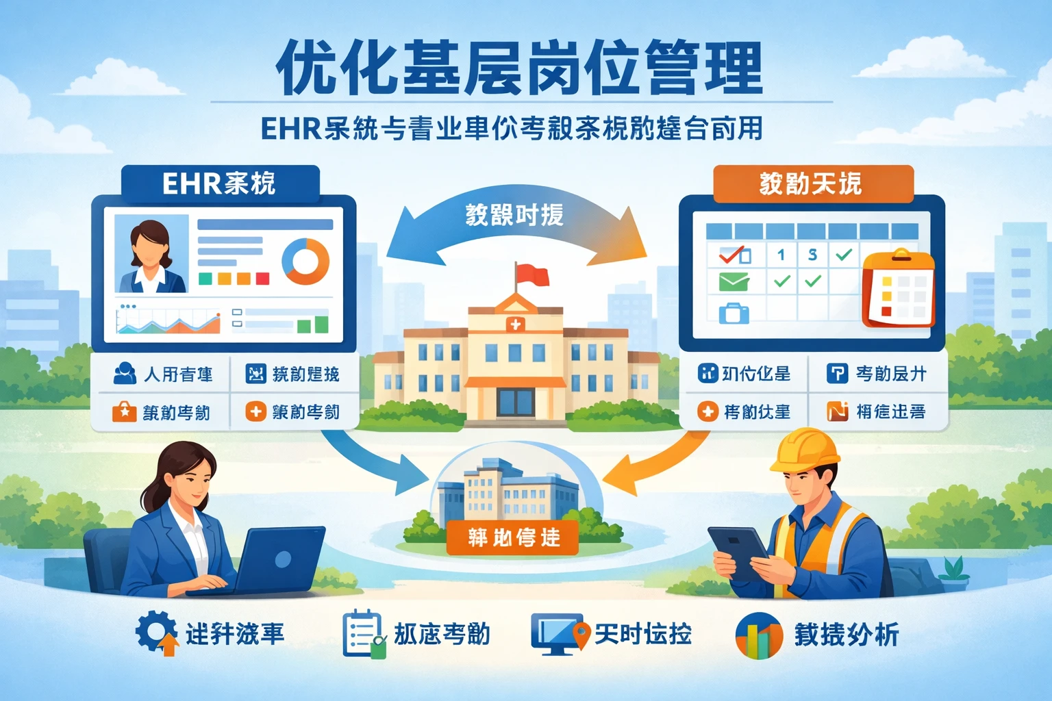 优化基层岗位管理：EHR系统与事业单位考勤系统的整合应用