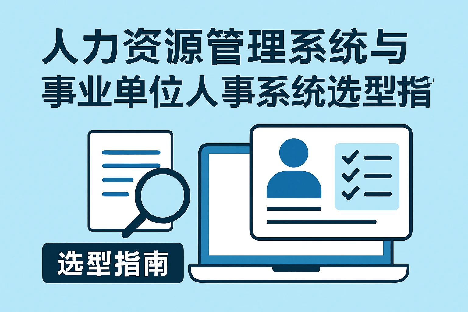 人力资源管理系统与事业单位人事系统选型指南