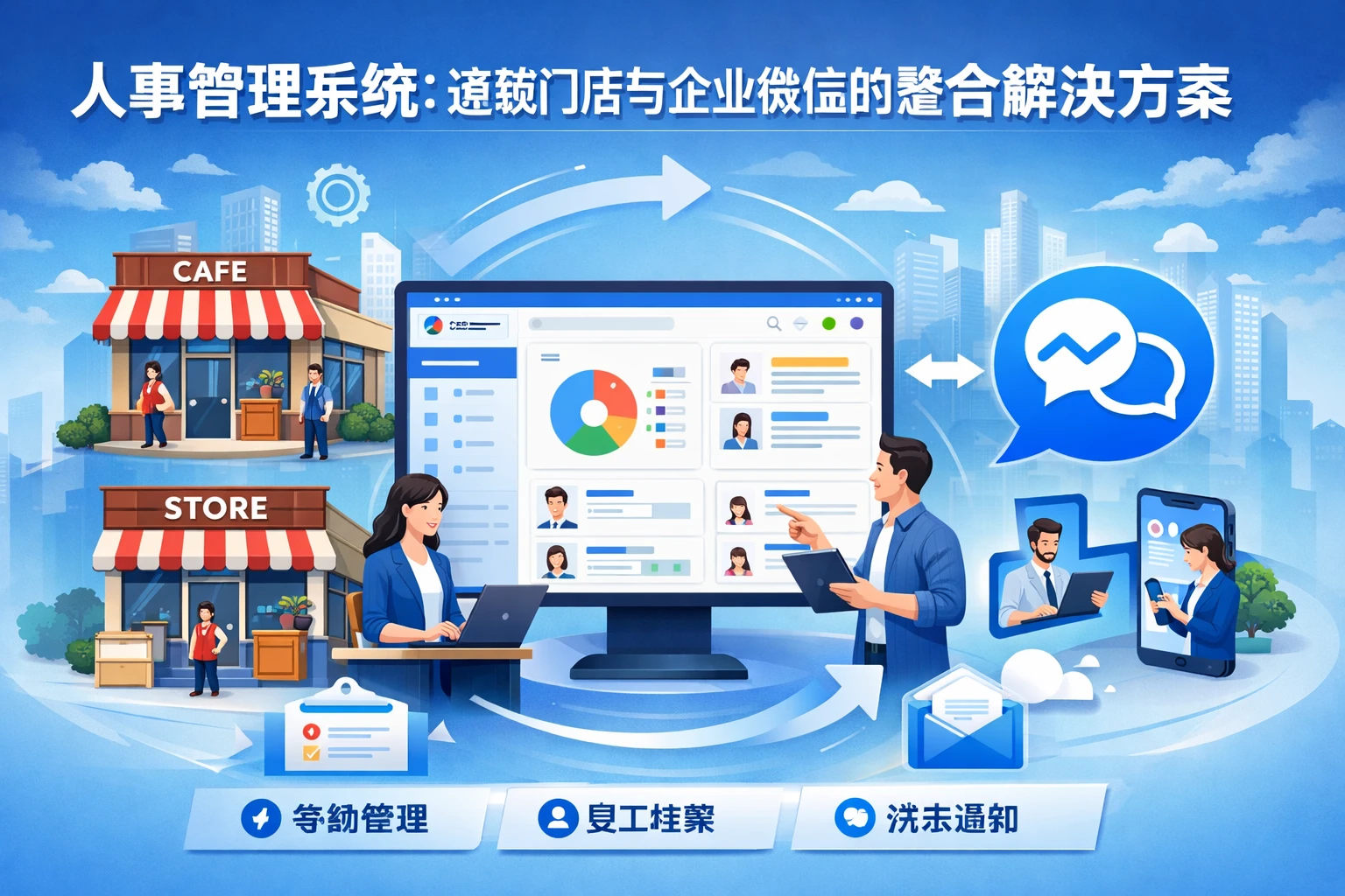 人事管理系统：连锁门店与企业微信的整合解决方案