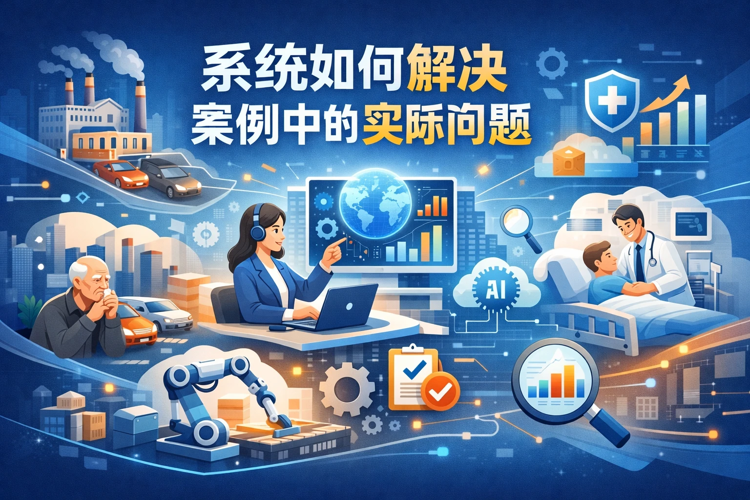 系统如何解决案例中的实际问题