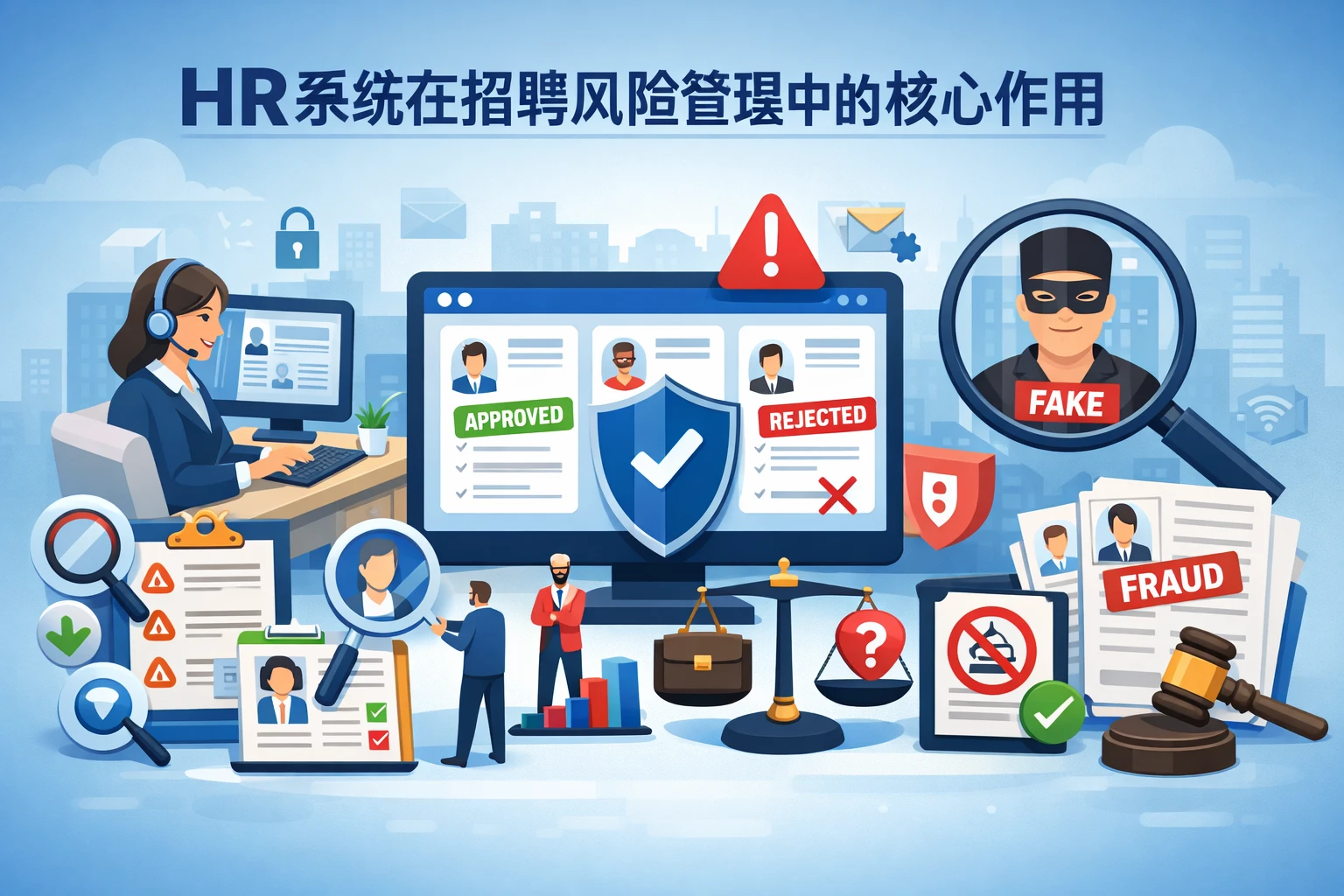 HR系统在招聘风险管理中的核心作用
