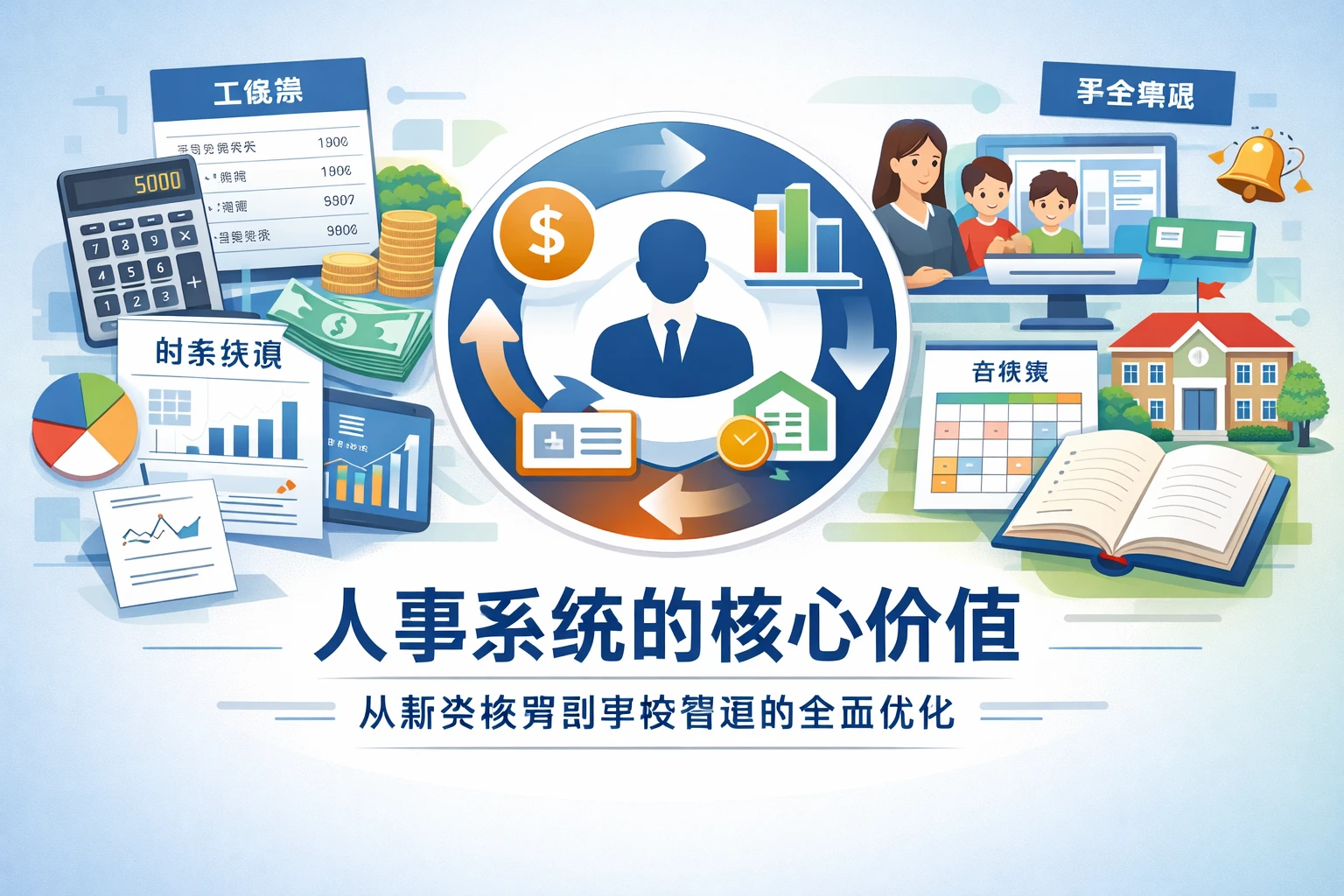 现代人事系统的核心价值：从薪资核算到学校管理的全面优化