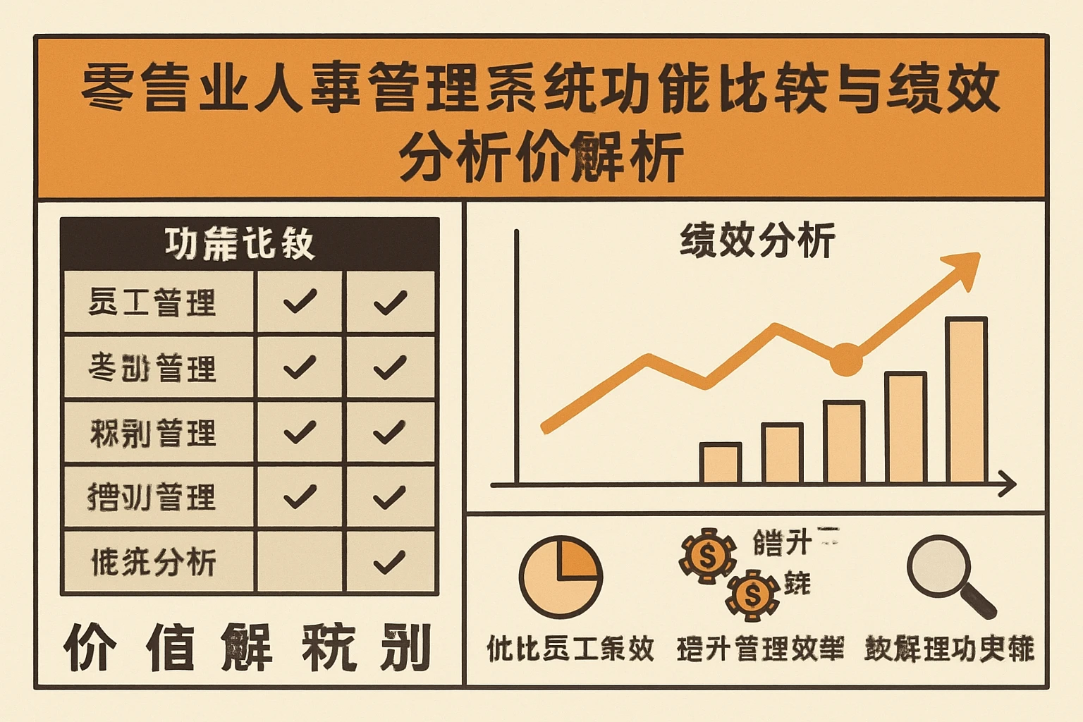 零售业人事管理系统功能比较与绩效分析价值解析