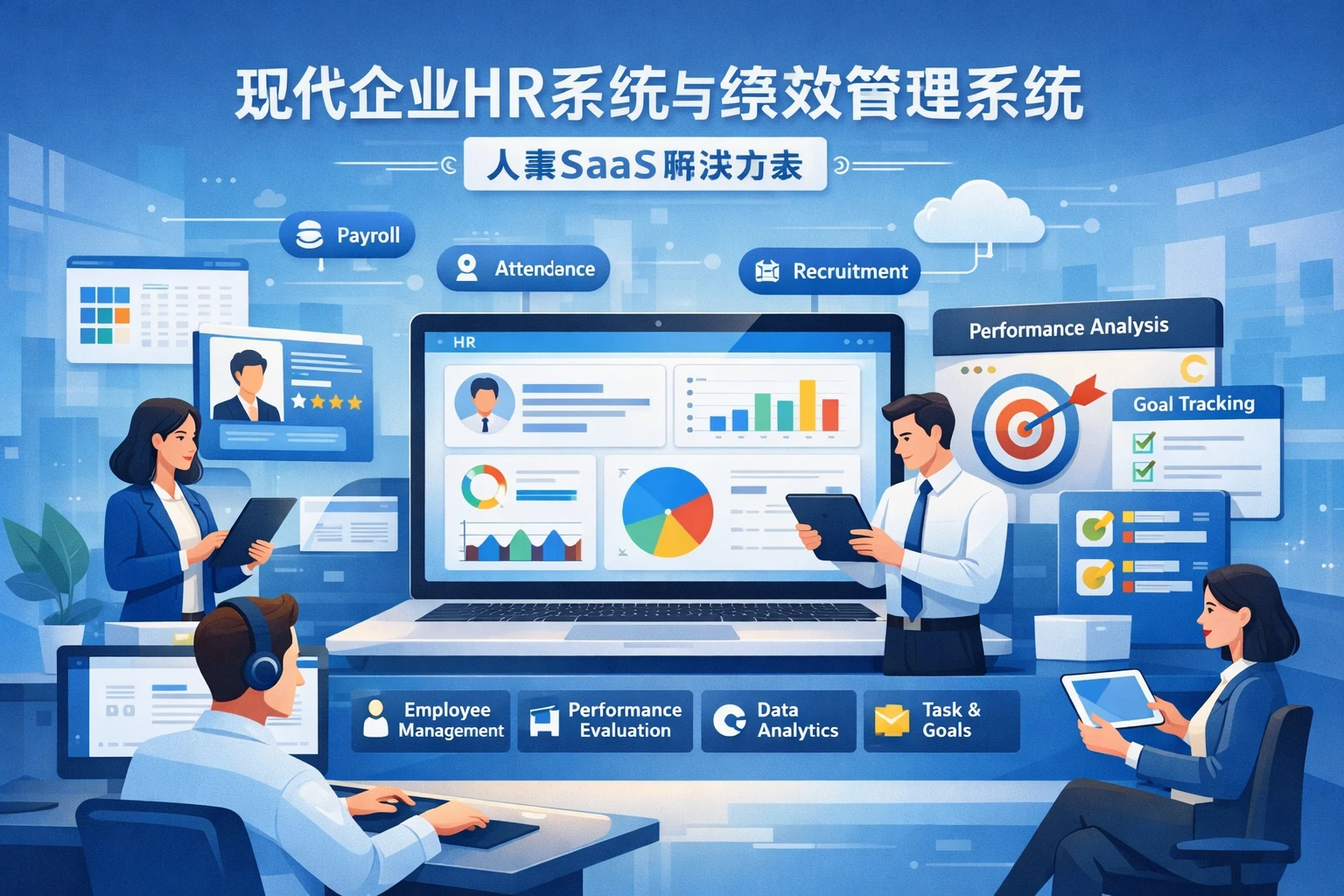 现代企业HR系统与绩效管理系统的人事SaaS解决方案