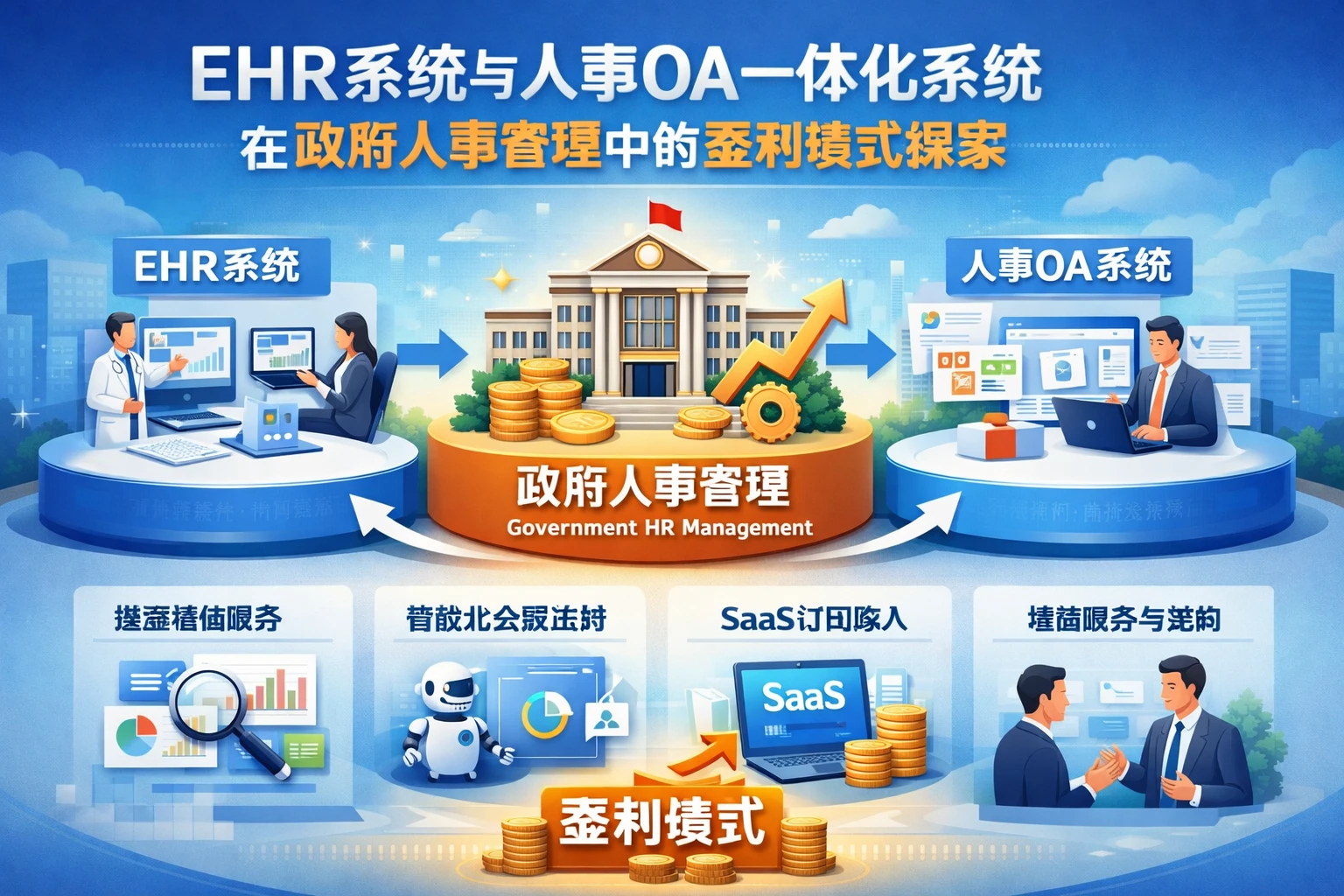 ehr系统与人事OA一体化系统在政府人事管理中的盈利模式探索