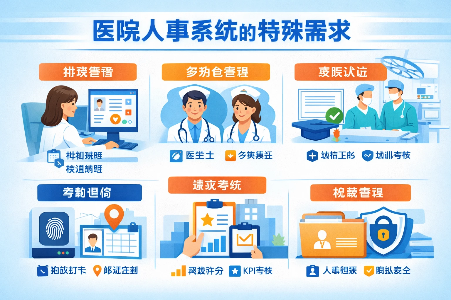 医院人事系统的特殊需求