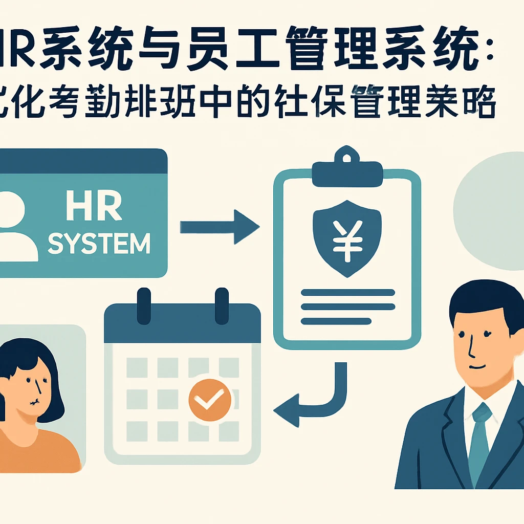 HR系统与员工管理系统：优化考勤排班中的社保管理策略