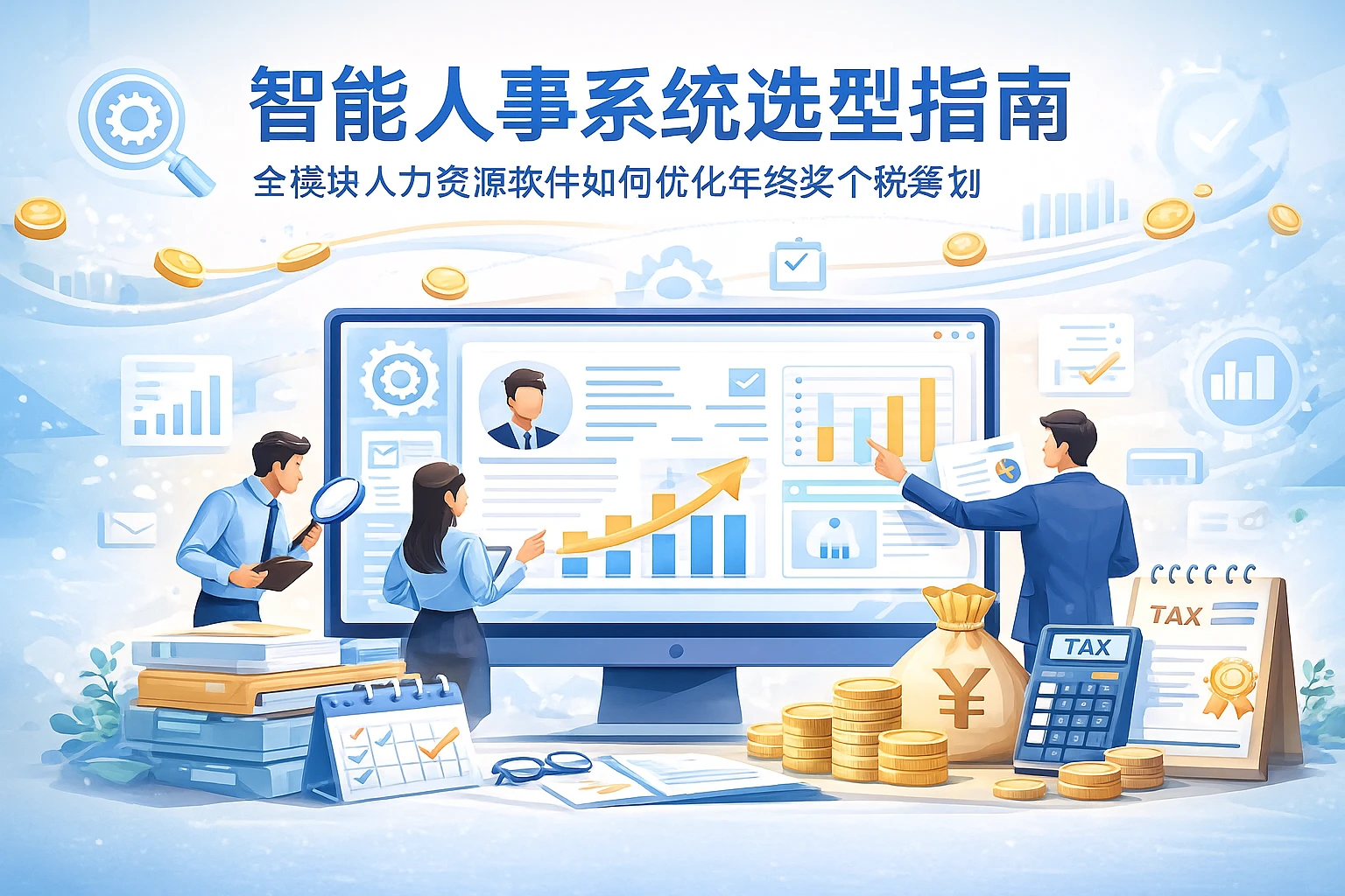 智能人事系统选型指南：全模块人力资源软件如何优化年终奖个税筹划