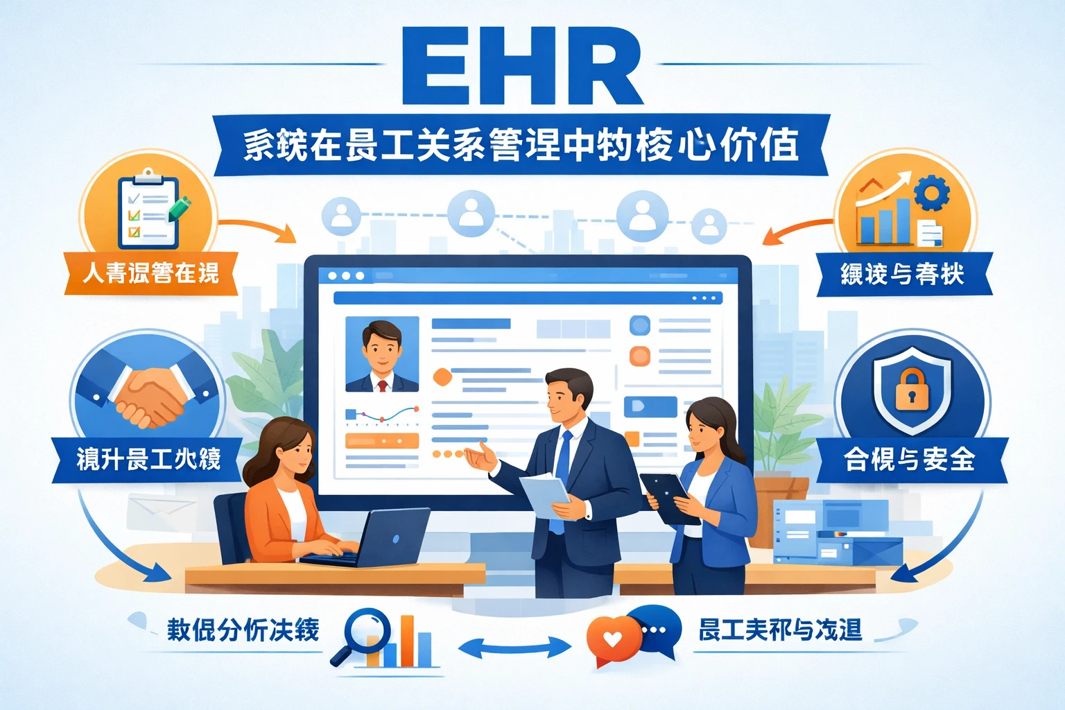 EHR系统在员工关系管理中的核心价值