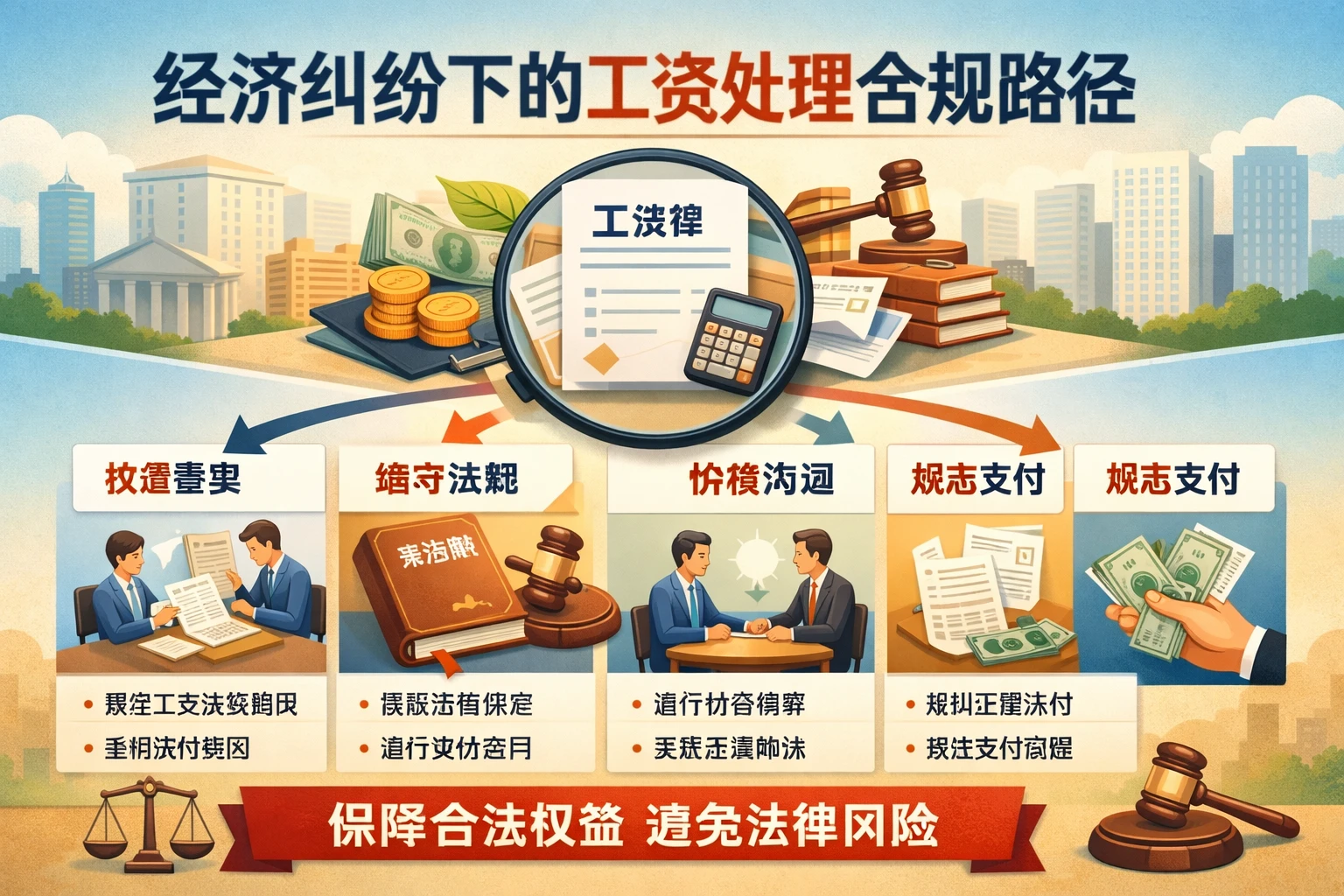 经济纠纷下的工资处理合规路径