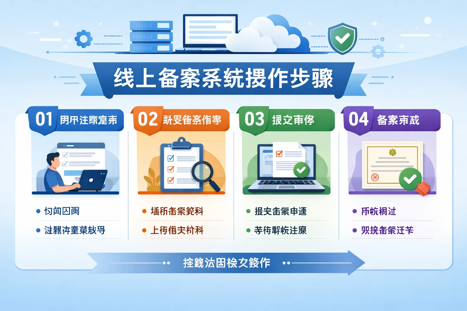 线上备案系统操作步骤