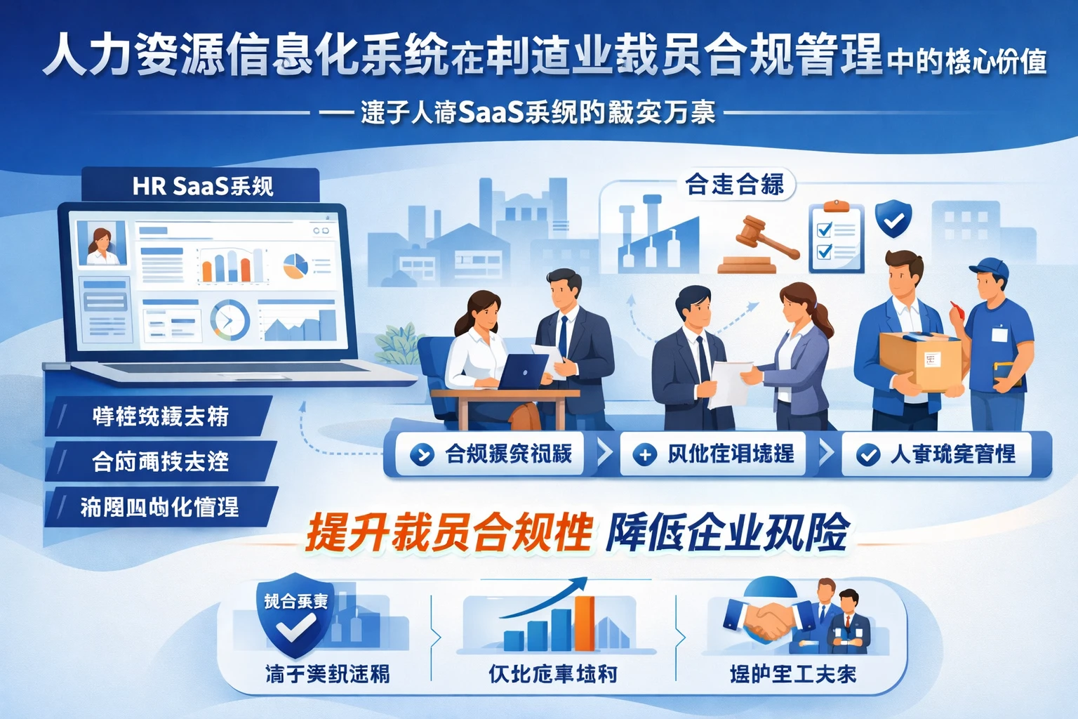 人力资源信息化系统在制造业裁员合规管理中的核心价值——基于人事SaaS系统的解决方案