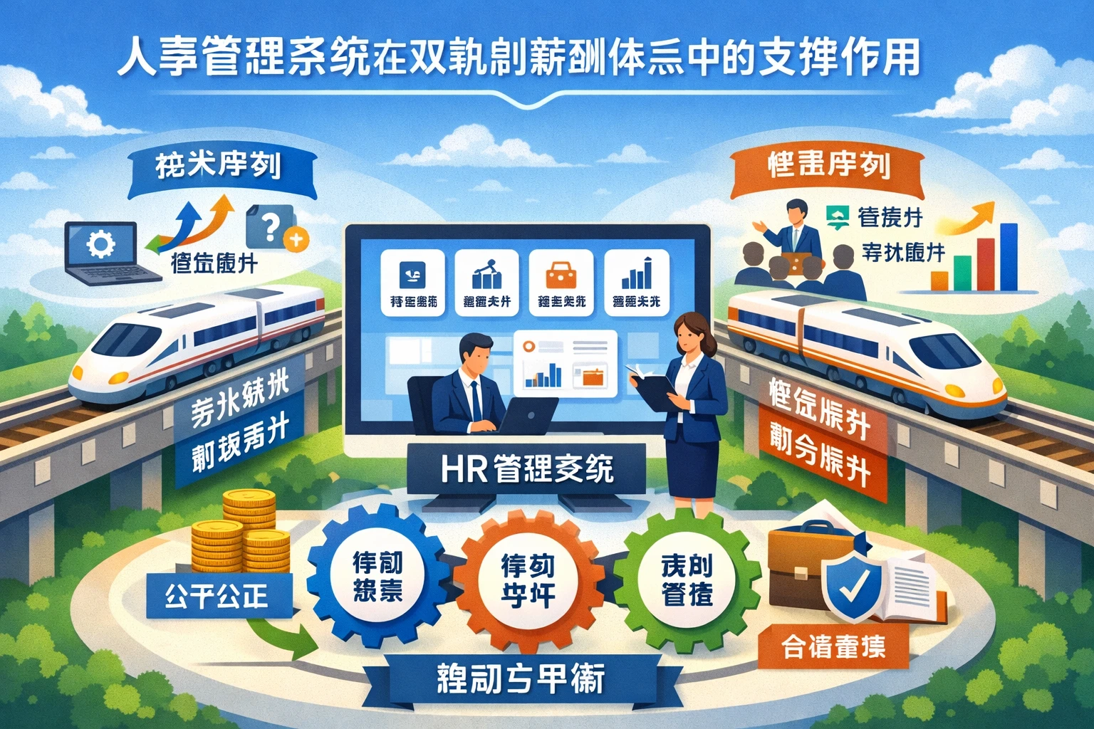 人事管理系统在双轨制薪酬体系中的支撑作用