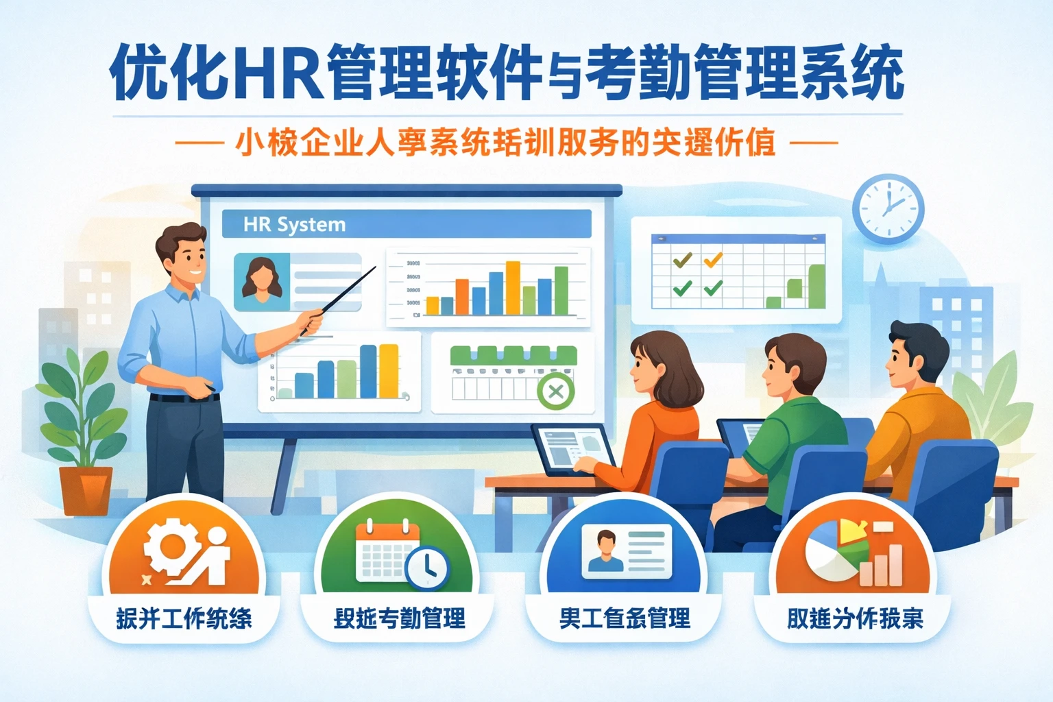 优化HR管理软件与考勤管理系统：小微企业人事系统培训服务的关键价值