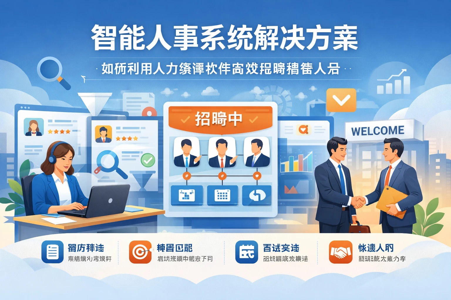智能人事系统解决方案：如何利用人力资源软件高效招聘销售人员