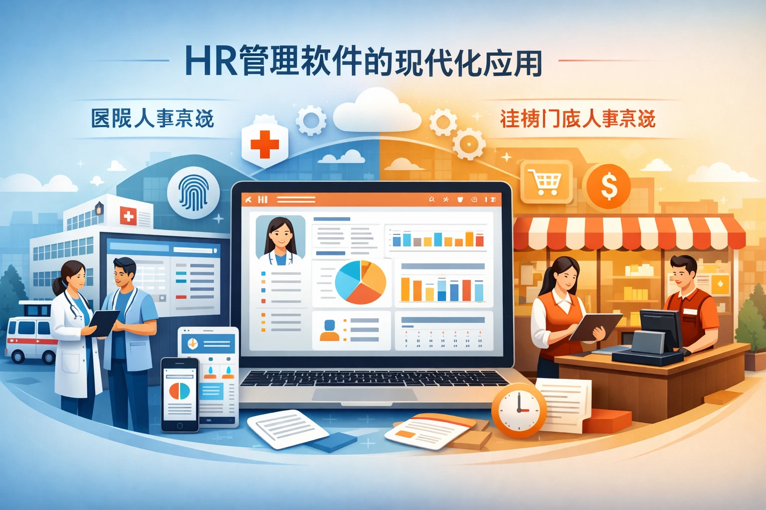 HR管理软件在医院人事系统与连锁门店人事系统中的现代化应用