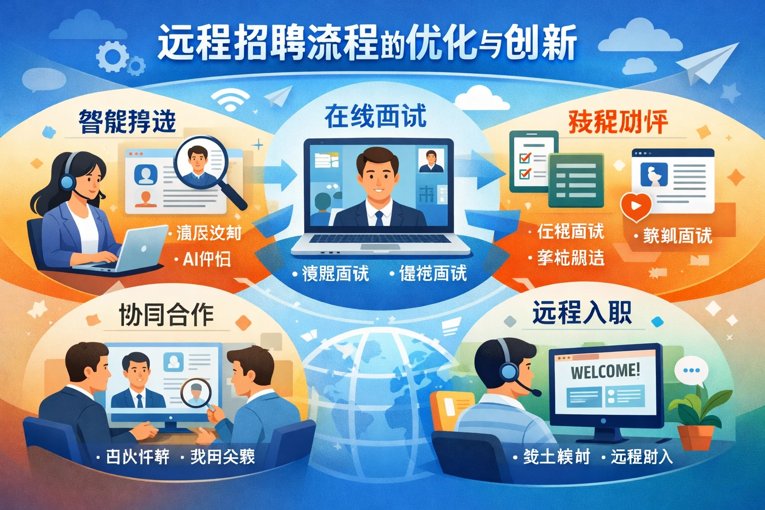 远程招聘流程的优化与创新