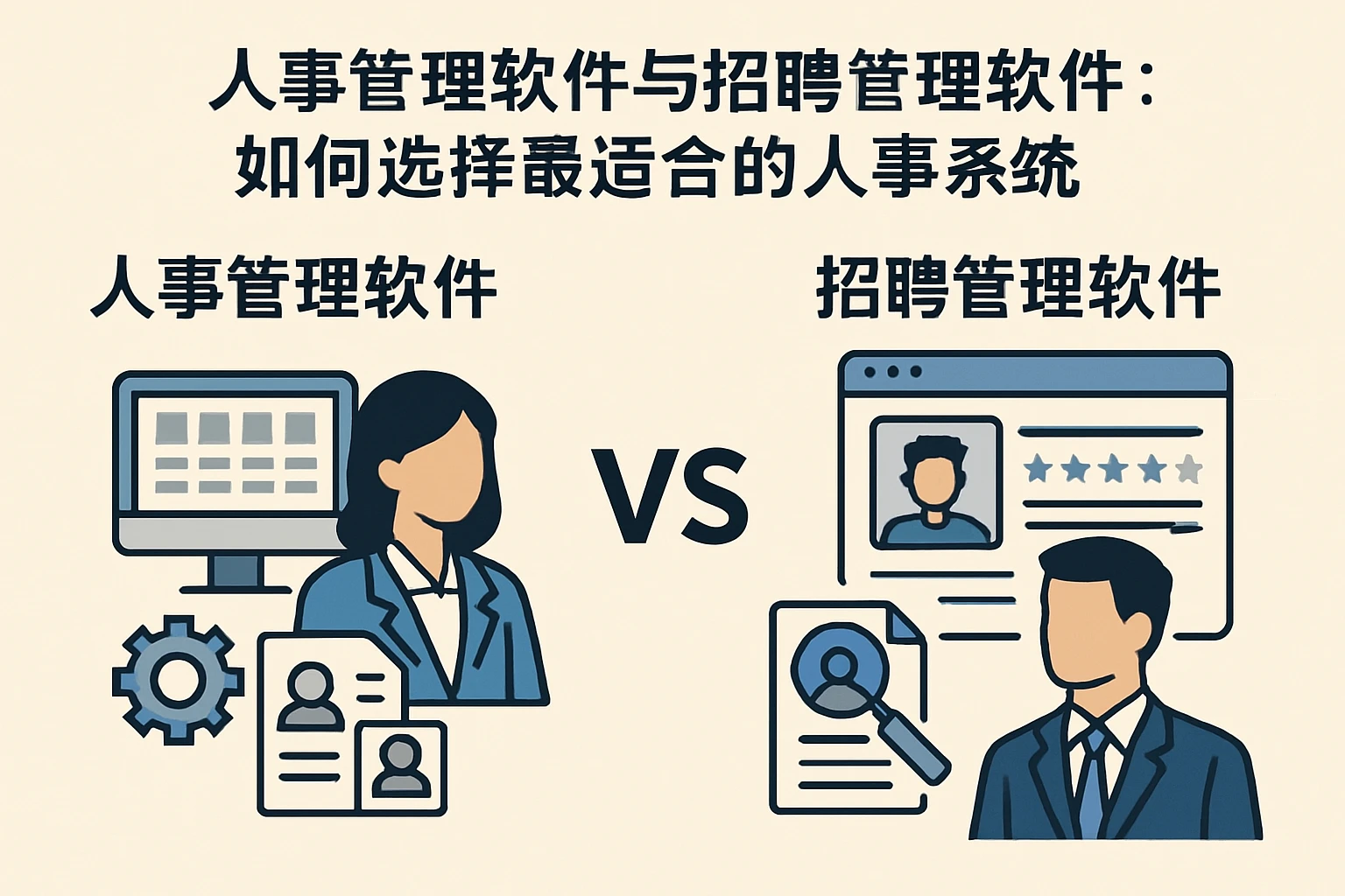 人事管理软件与招聘管理软件:如何选择最适合的人事系统